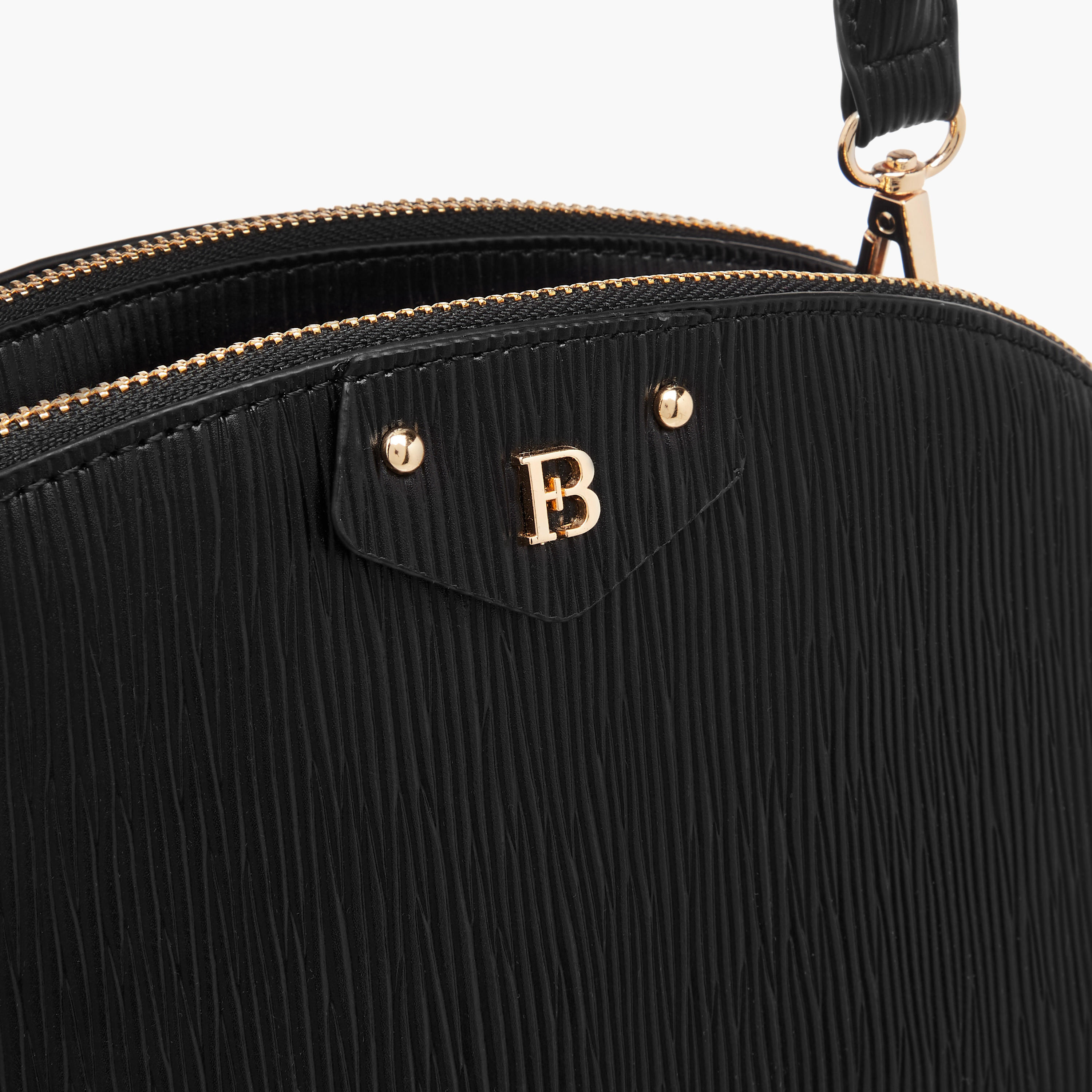 شنطة بارزة الملمس مع حزام قابل للفصل وإغلاق بسحاب من فلورا بيلا-women-bagsandwallets-handbags-image-5