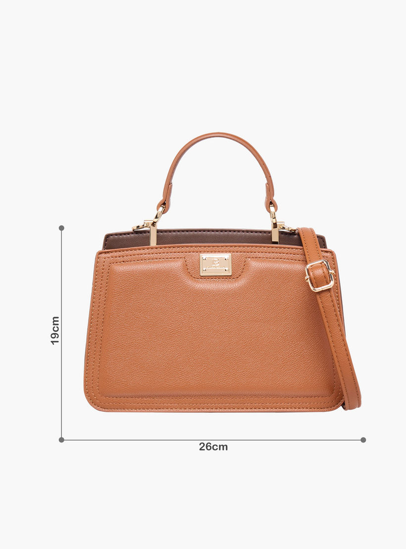 Flora Bella Solid Crossbody Bag with Detachable Shoulder Strap and Top Handle-women-bagsandwallets-handbags-image-2