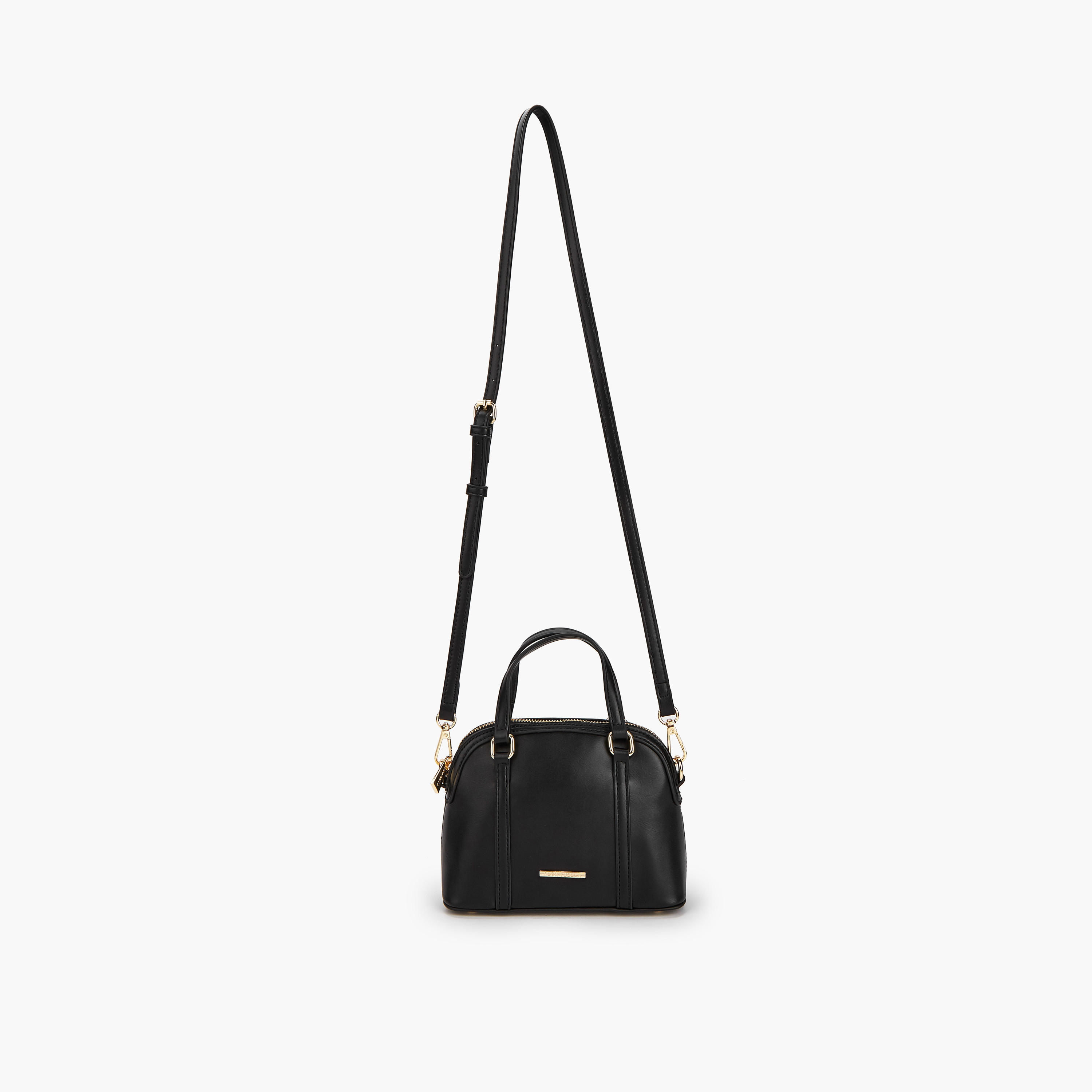 شنطة توتي سادة بسحاب إغلاق وحزام قابل للفصل من فلورا بيلا-women-bagsandwallets-handbags-image-3