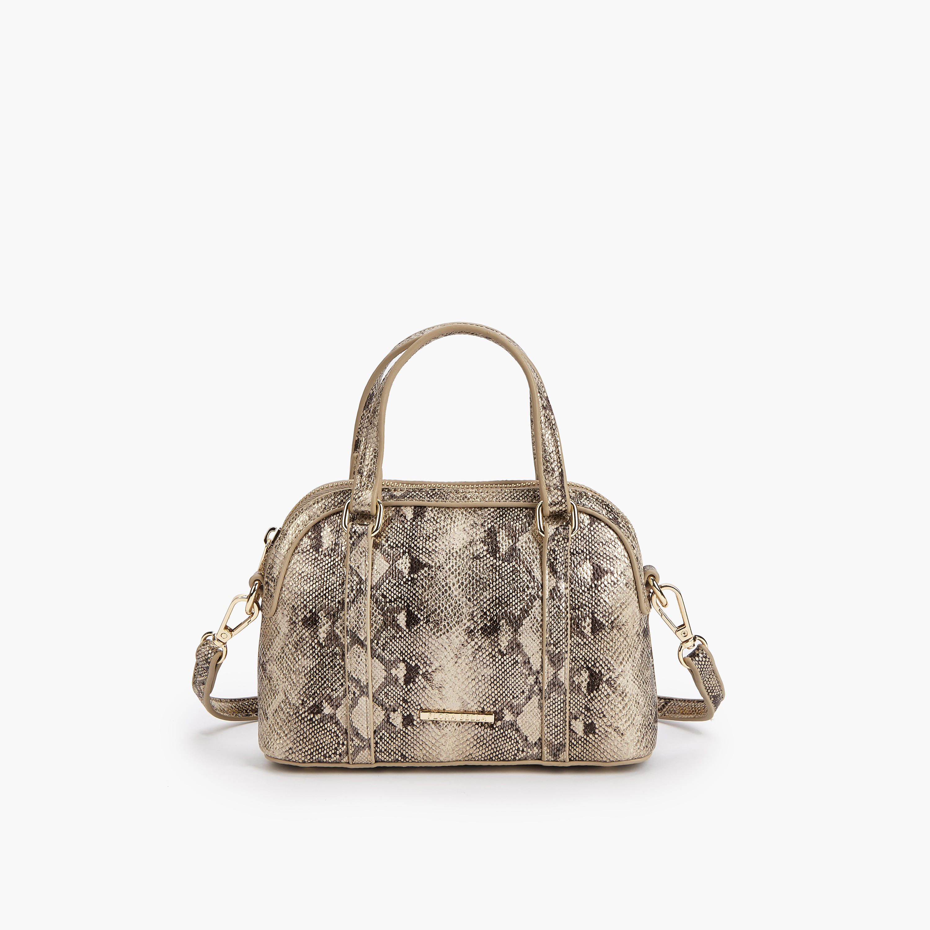 Flora Bella Animal Print Tote Bag with Detachable Strap and Zip Closure-women-bagsandwallets-handbags-image-1