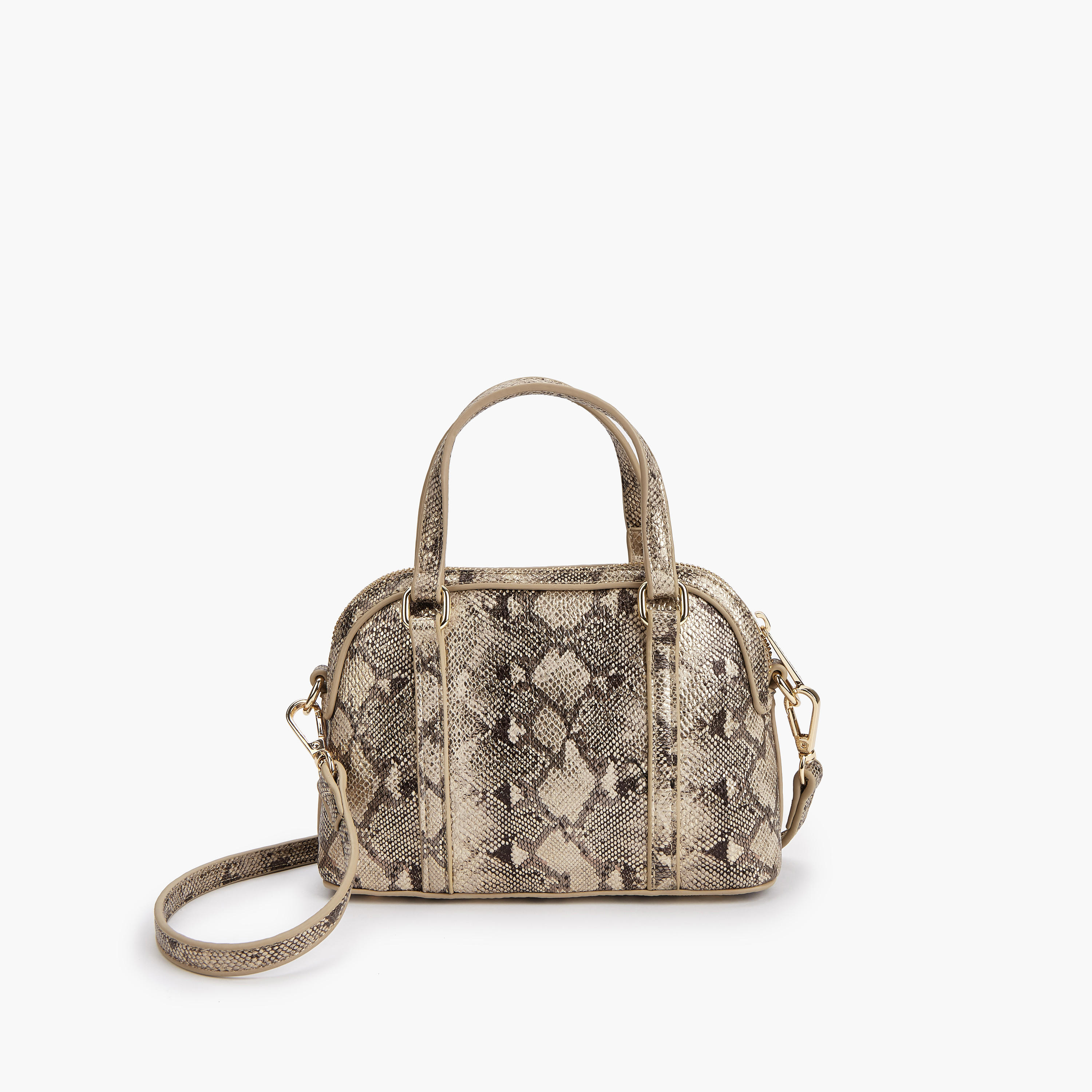 Flora Bella Animal Print Tote Bag with Detachable Strap and Zip Closure-women-bagsandwallets-handbags-image-2