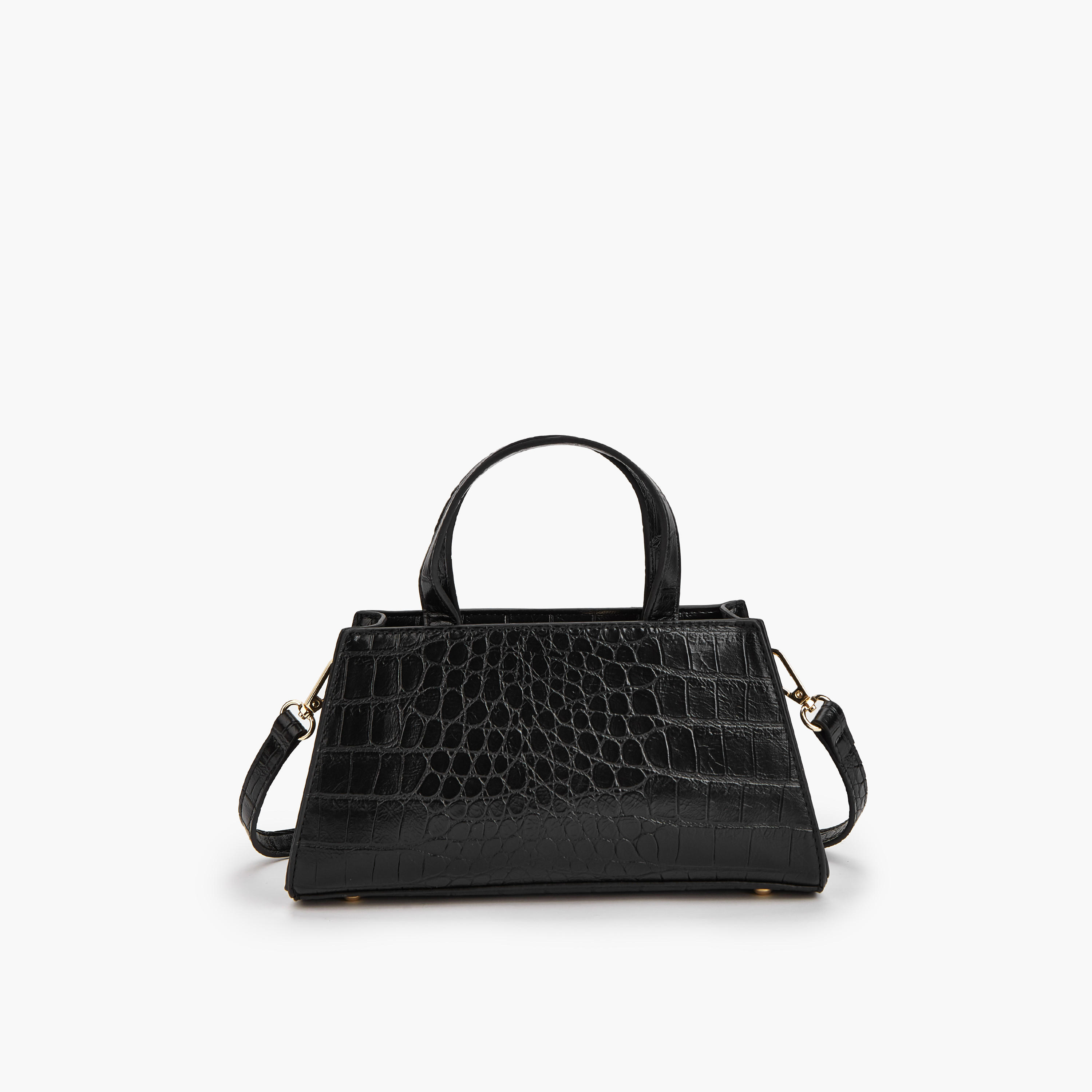 Flora Bella Textured Crossbody Bag with Detachable Strap and Zip Closure-women-bagsandwallets-handbags-image-3