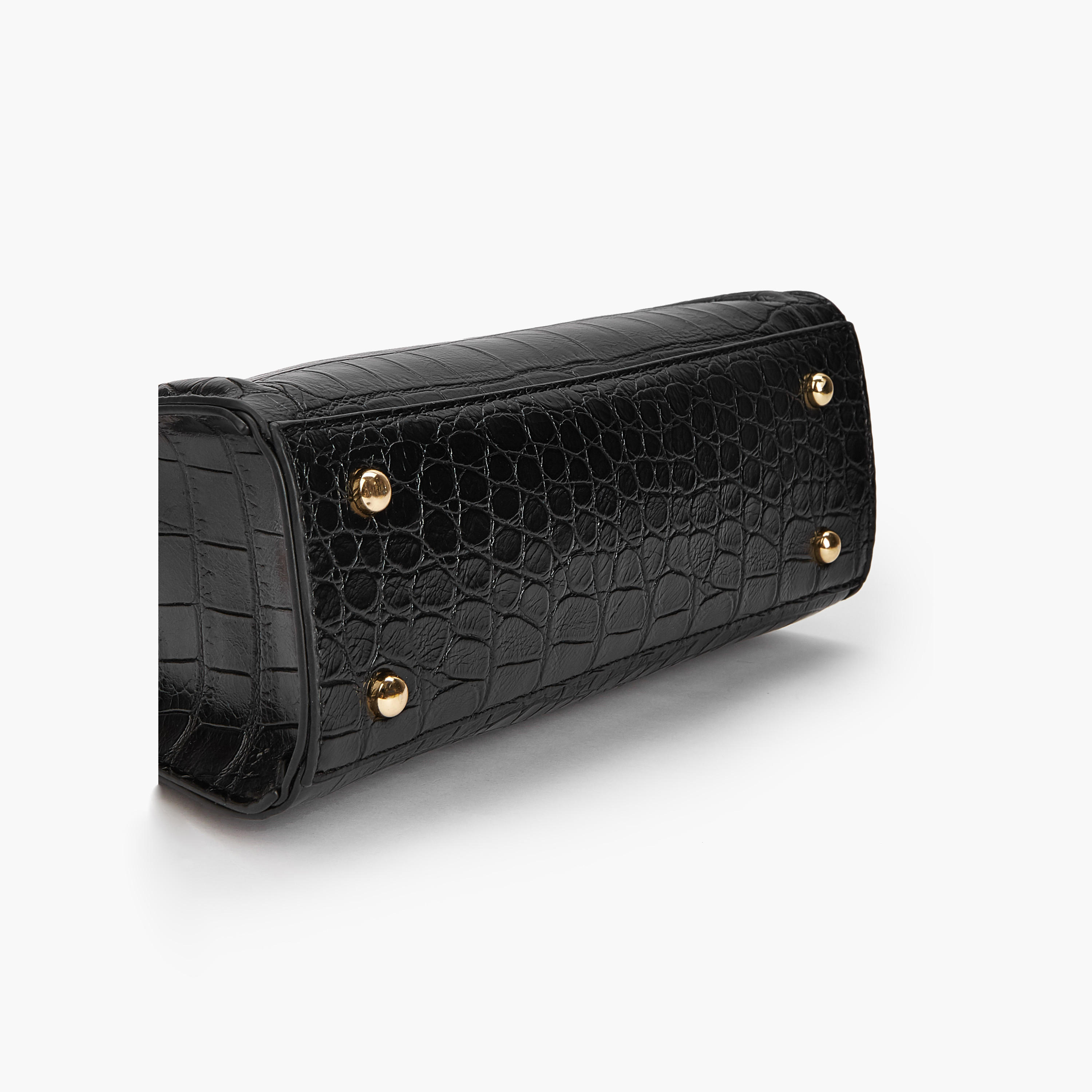 Flora Bella Textured Crossbody Bag with Detachable Strap and Zip Closure-women-bagsandwallets-handbags-image-7