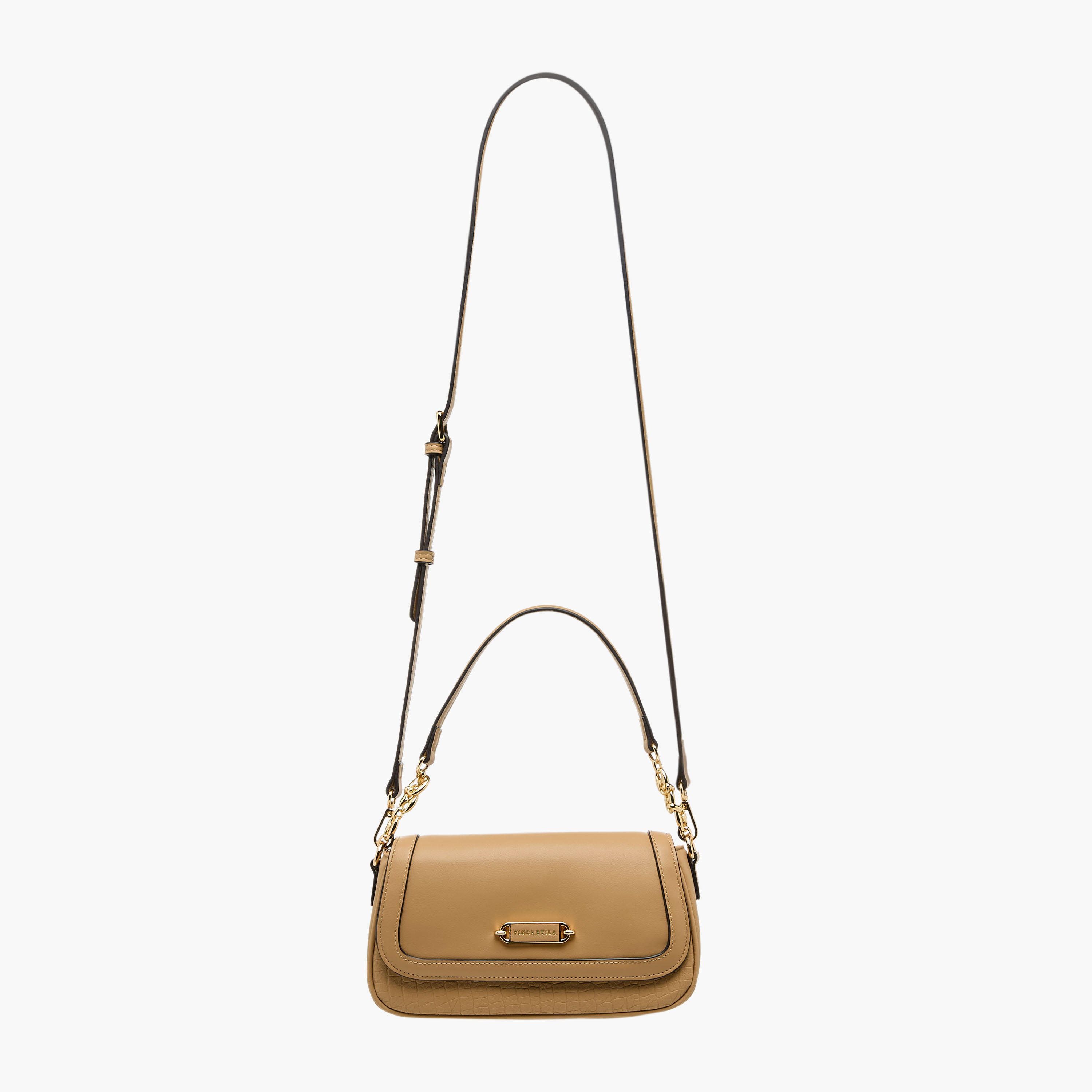 Flora Bella Solid Crossbody Bag with Button Closure-women-bagsandwallets-handbags-image-3