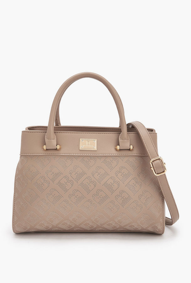 Flora Bella Laser Cut Tote Bag with Detachable Strap-women-image-1