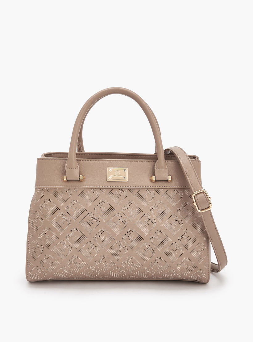 Flora Bella Laser Cut Tote Bag with Detachable Strap-women-bagsandwallets-handbags-image-1