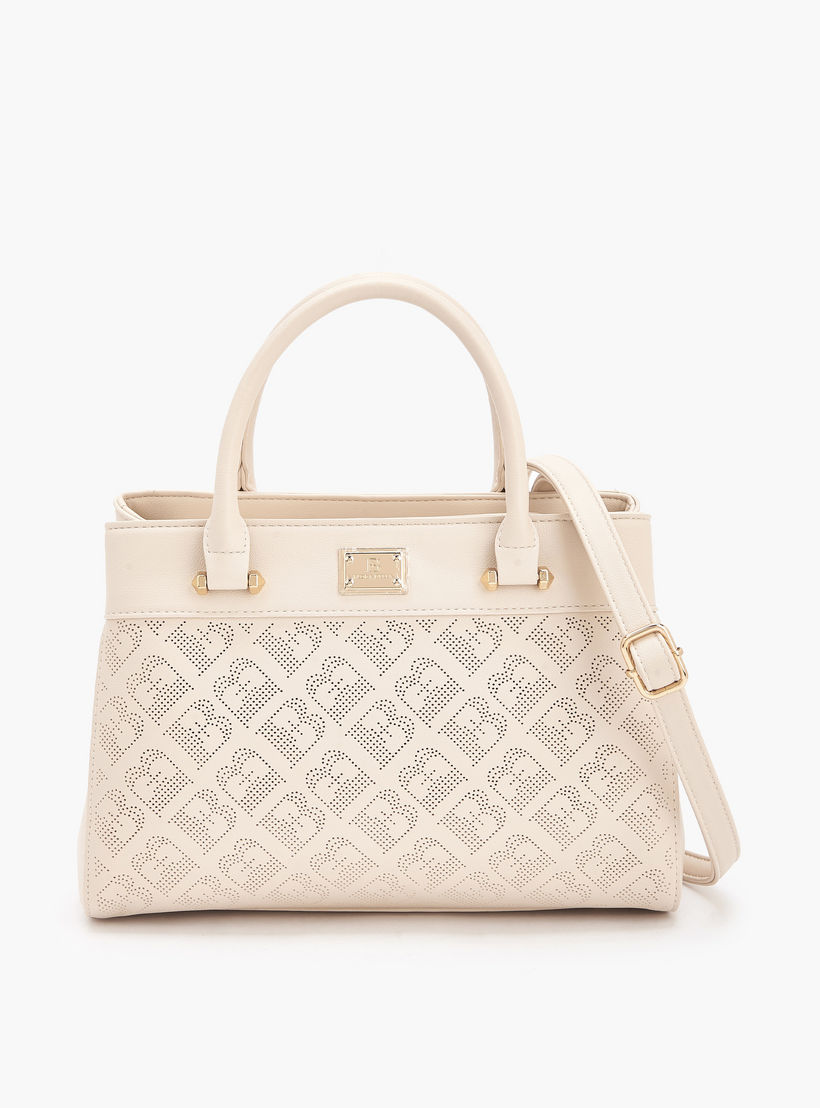 Flora Bella Laser Cut Tote Bag with Detachable Strap-women-bagsandwallets-handbags-image-1