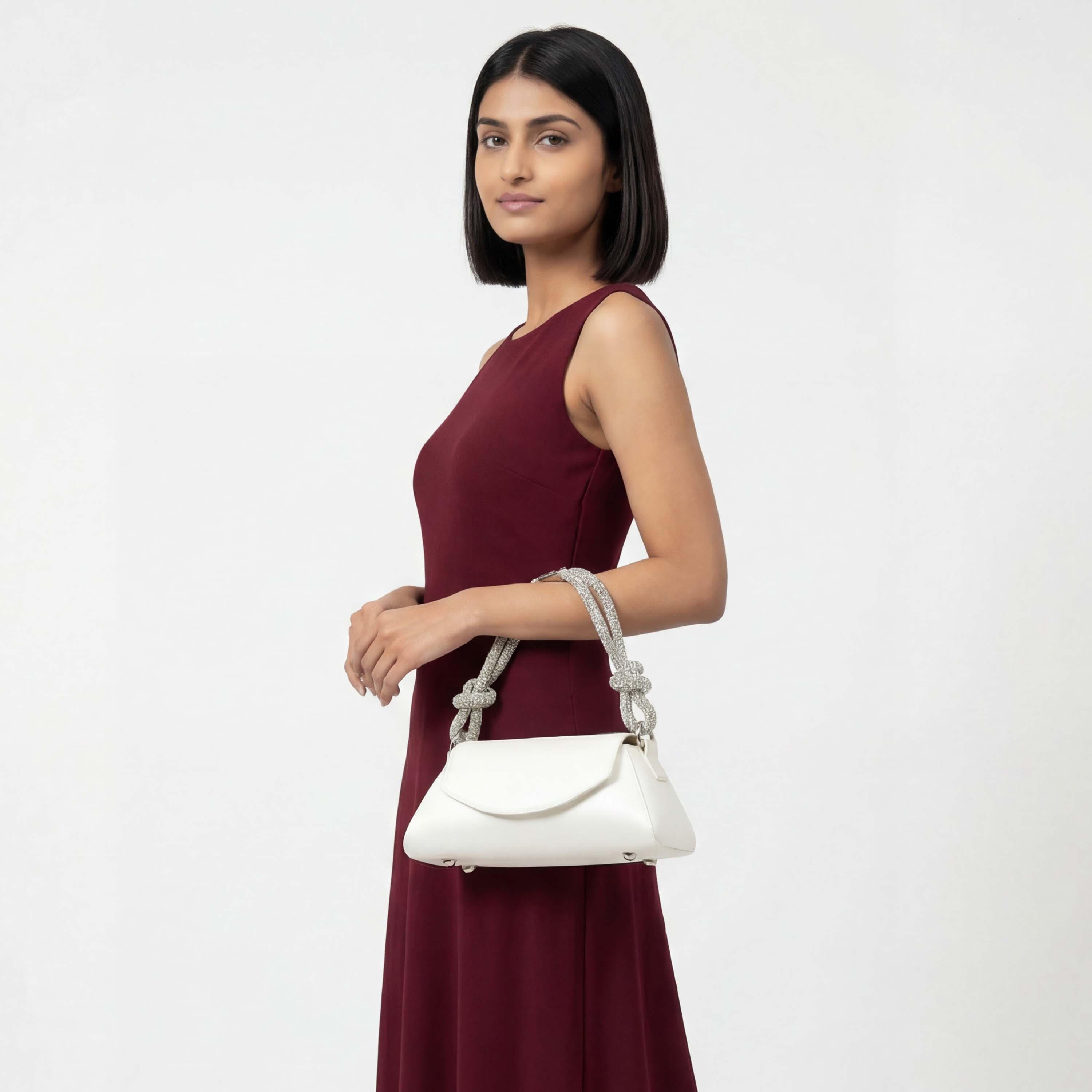 شنطة كتف سادة بطية إغلاق من فلورا بيلا-women-bagsandwallets-handbags-image-3