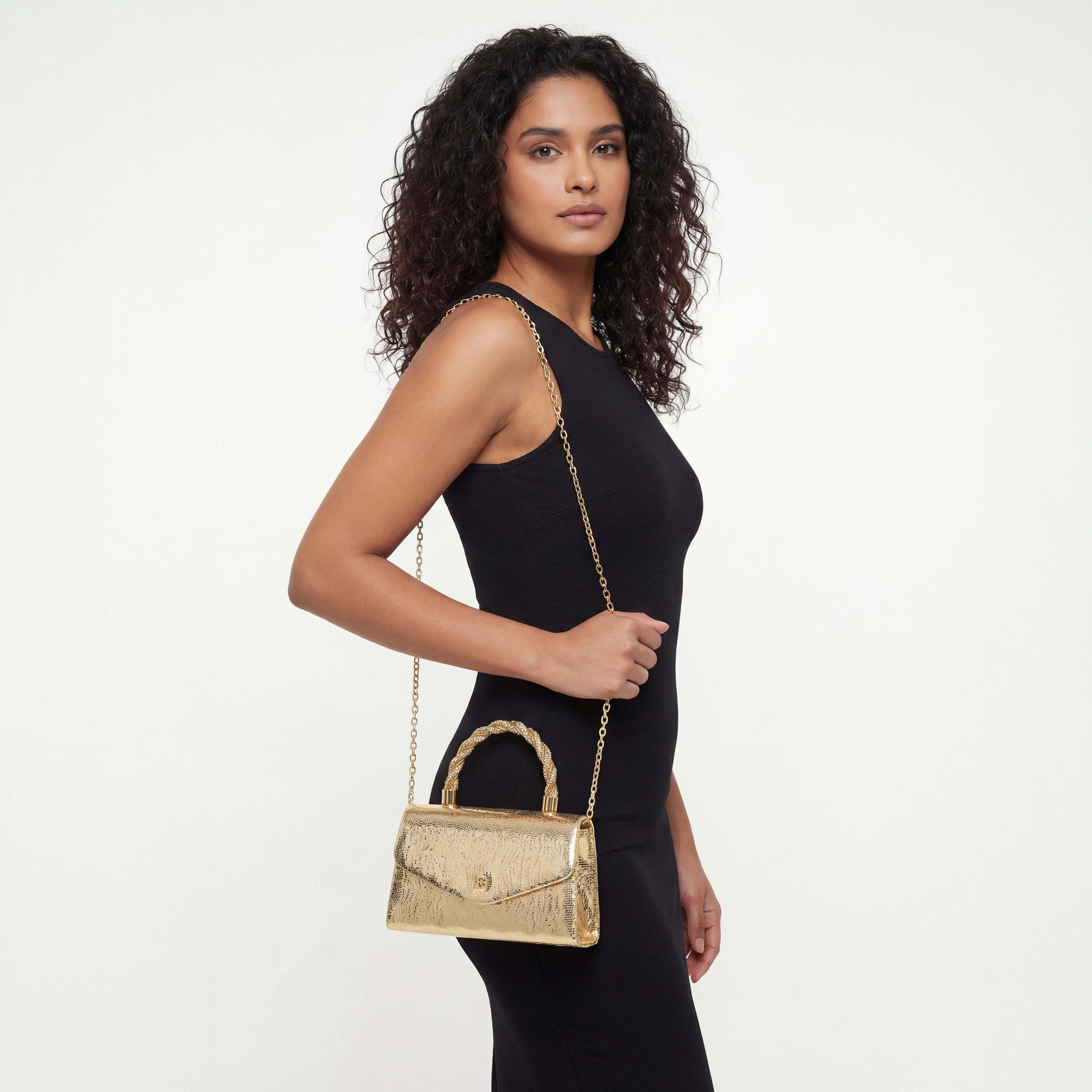 شنطة ساتشيل بارزة الملمس بزر إغلاق من فلورا بيلا-women-bagsandwallets-handbags-image-3
