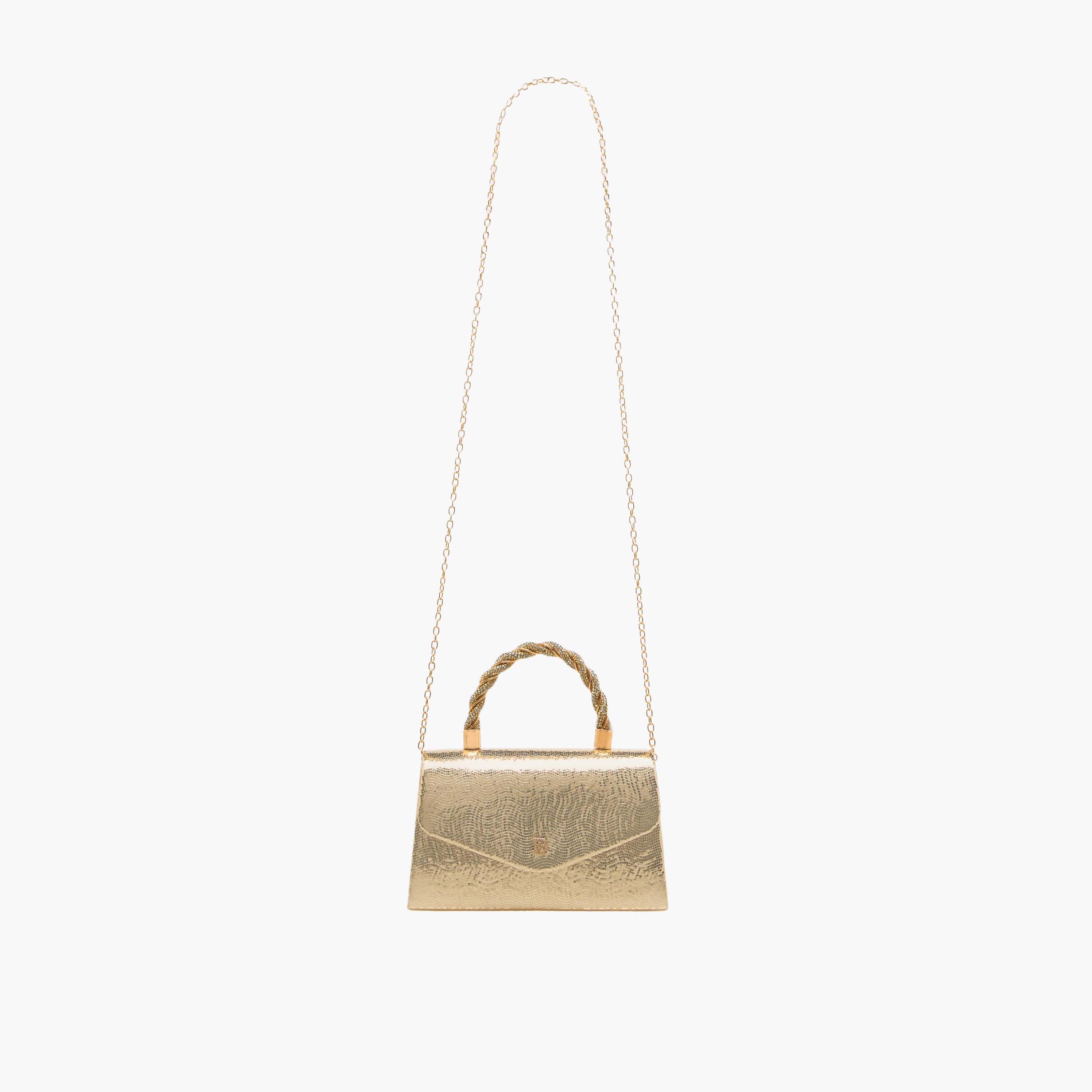 شنطة ساتشيل بارزة الملمس بزر إغلاق من فلورا بيلا-women-bagsandwallets-handbags-image-4