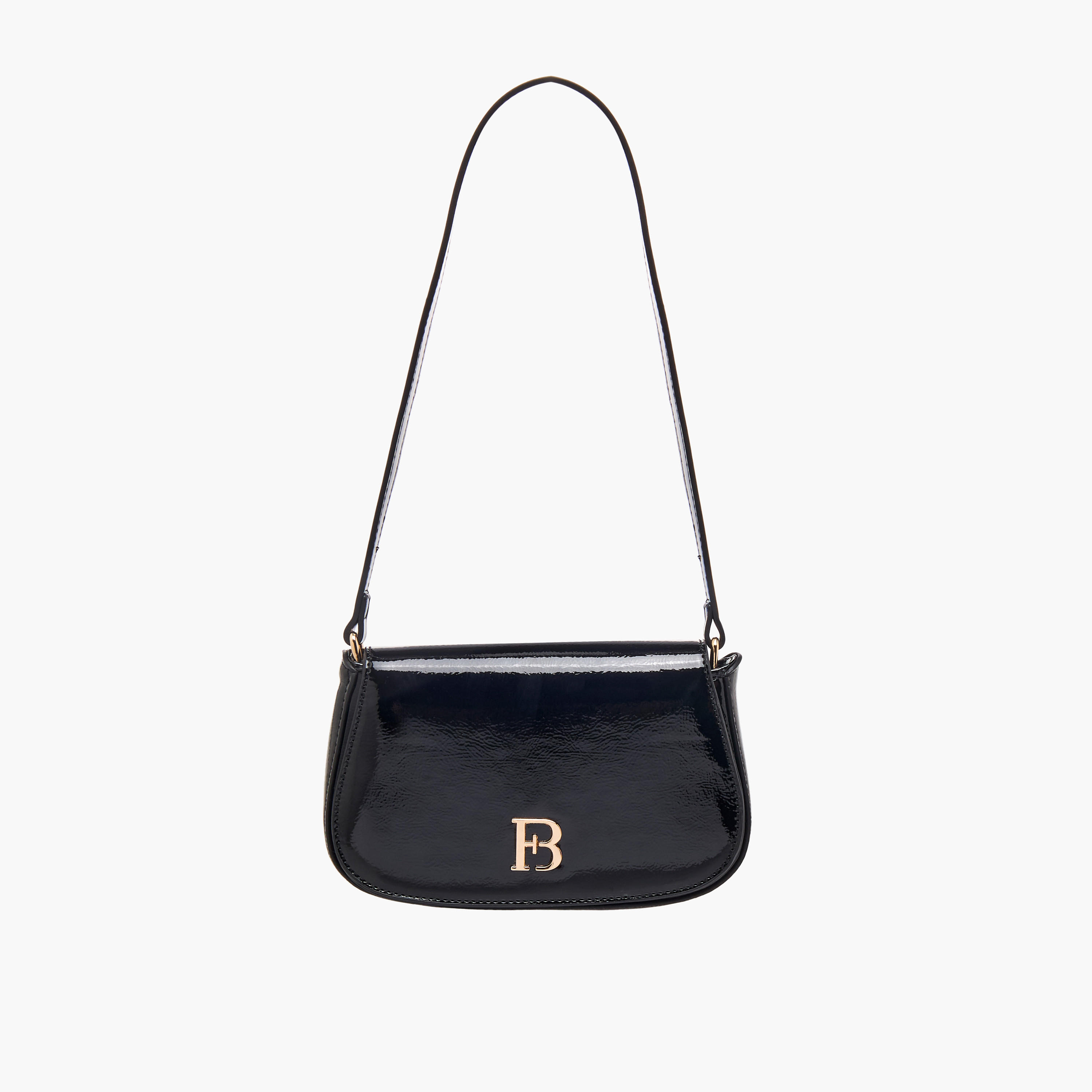 Floral Bella Metallic Logo Shoulder Bag with Zip Closure-women-bagsandwallets-handbags-image-1