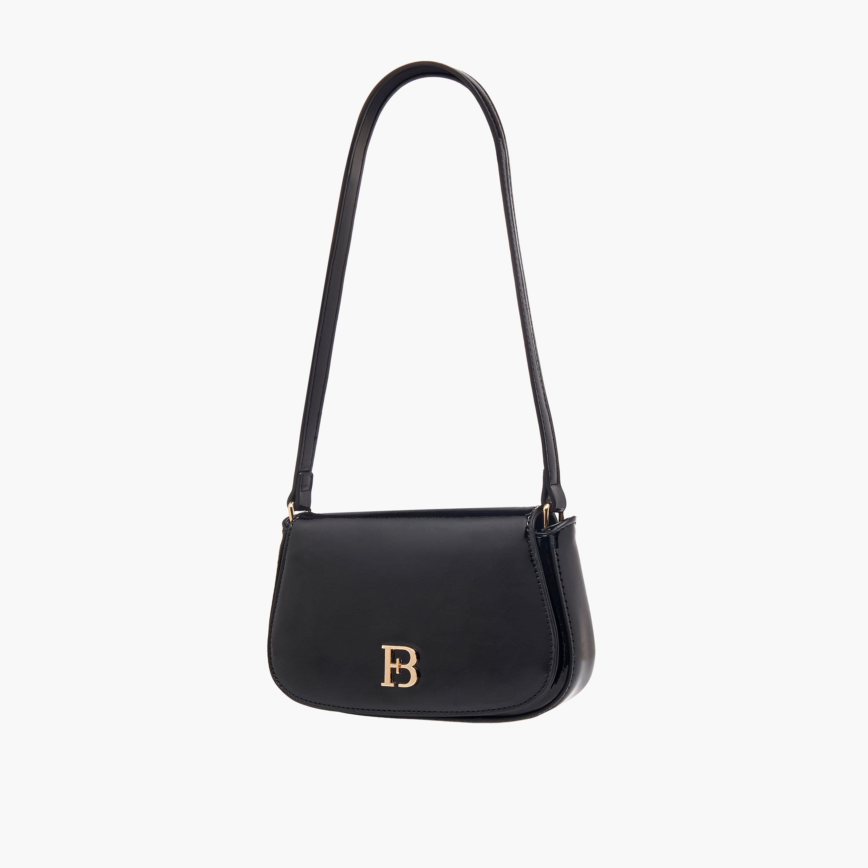 Floral Bella Metallic Logo Shoulder Bag with Zip Closure-women-bagsandwallets-handbags-image-2