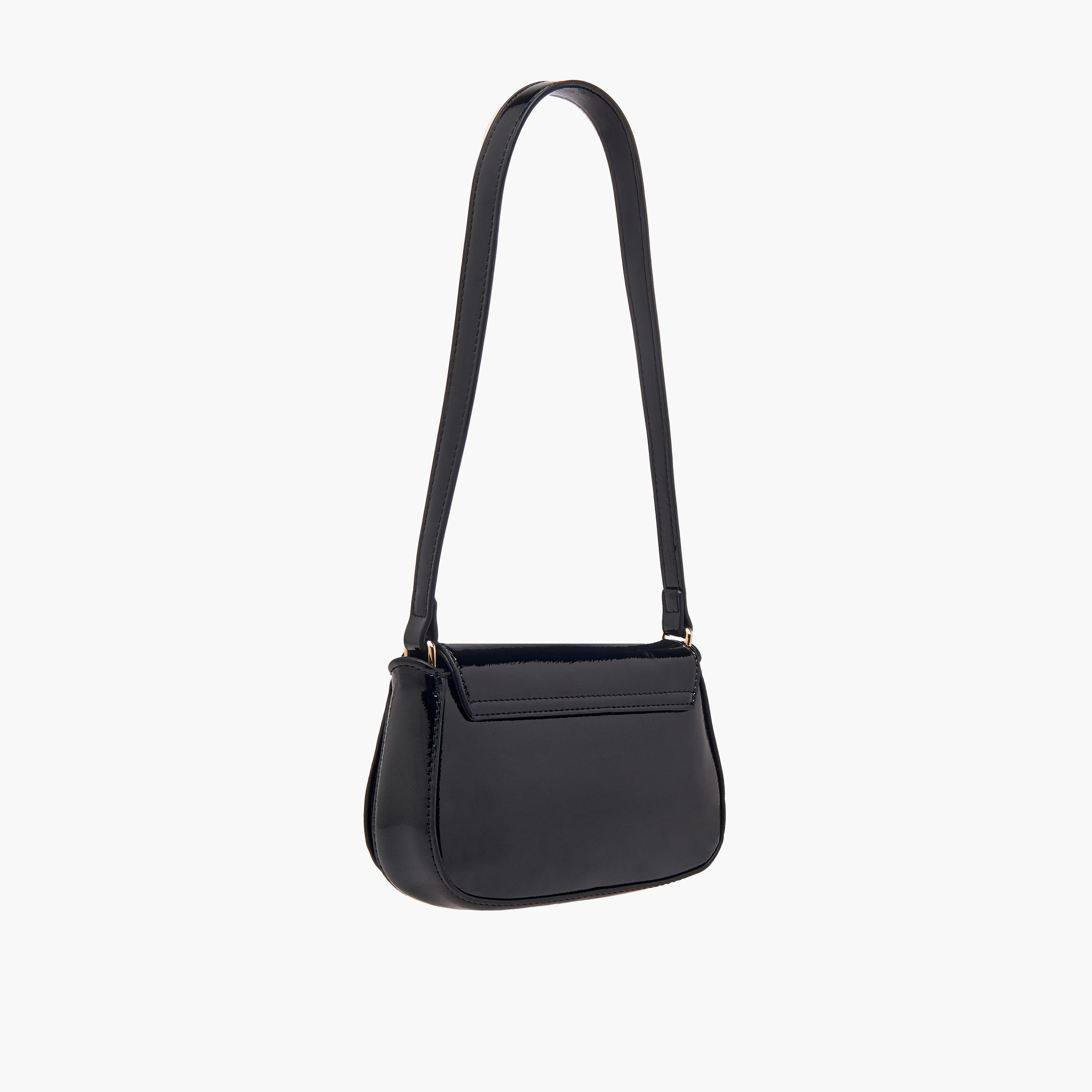 Floral Bella Metallic Logo Shoulder Bag with Zip Closure-women-bagsandwallets-handbags-image-3