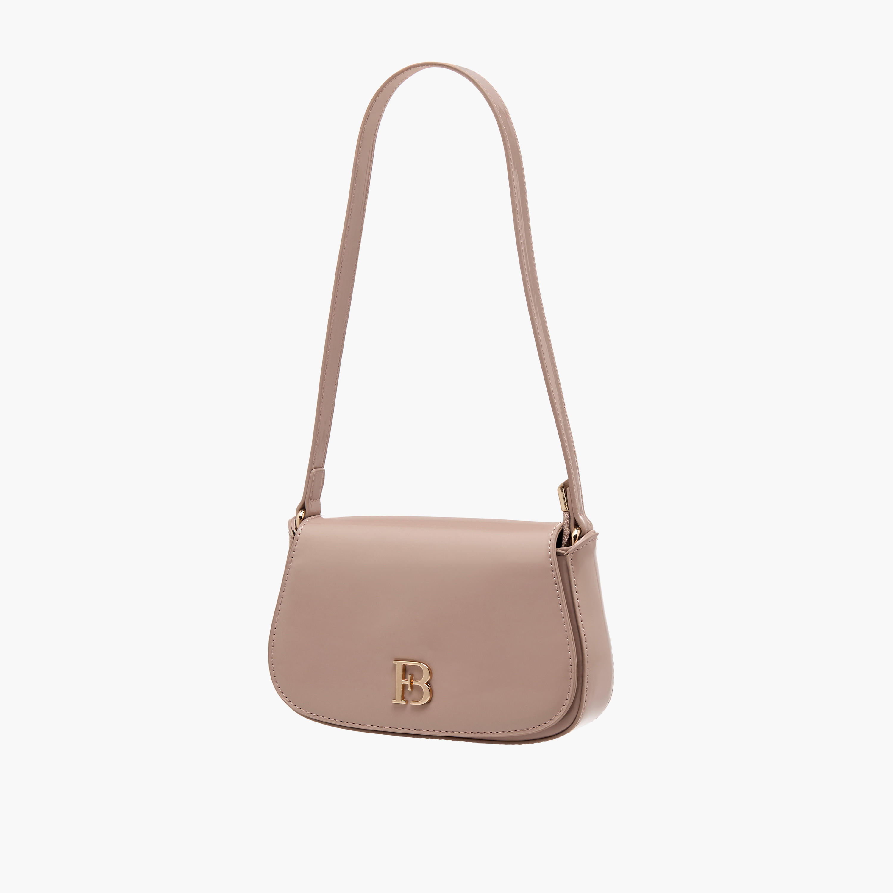 Floral Bella Metallic Logo Shoulder Bag with Zip Closure-women-bagsandwallets-handbags-image-2