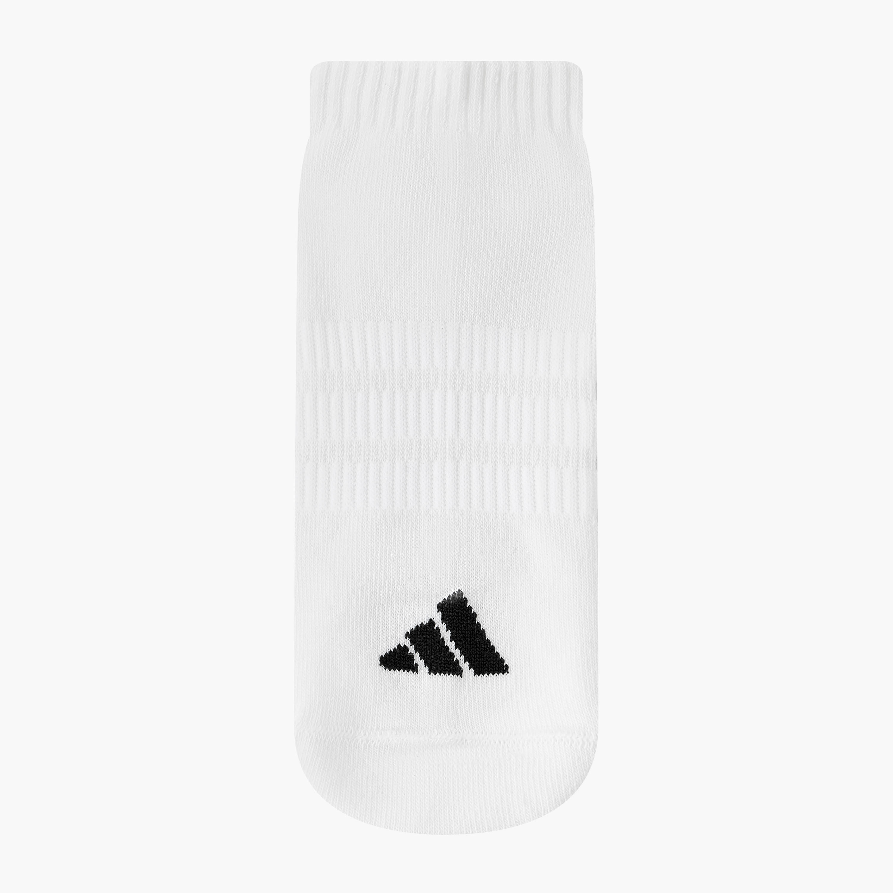 Adidas Men Logo Print Ankle Length Socks - Set of 3-men-socks-image-2
