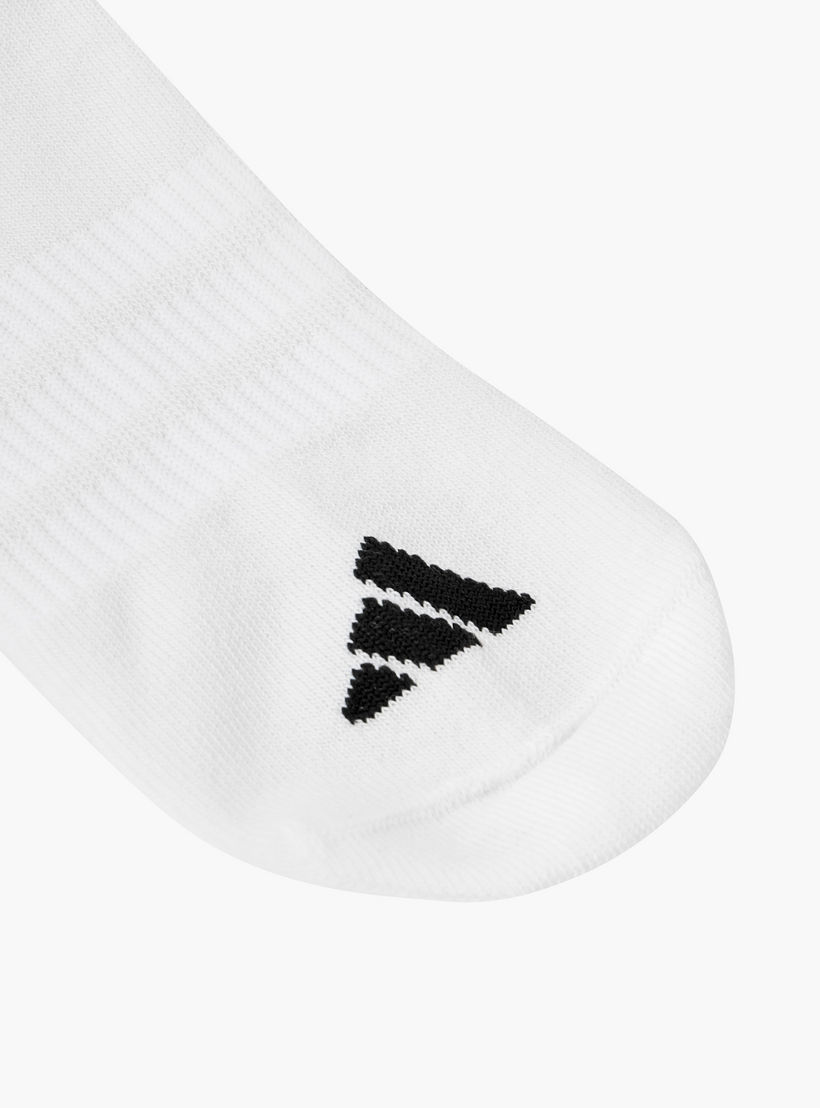 Adidas Men Logo Print Ankle Length Socks - Set of 3-men-socks-image-3