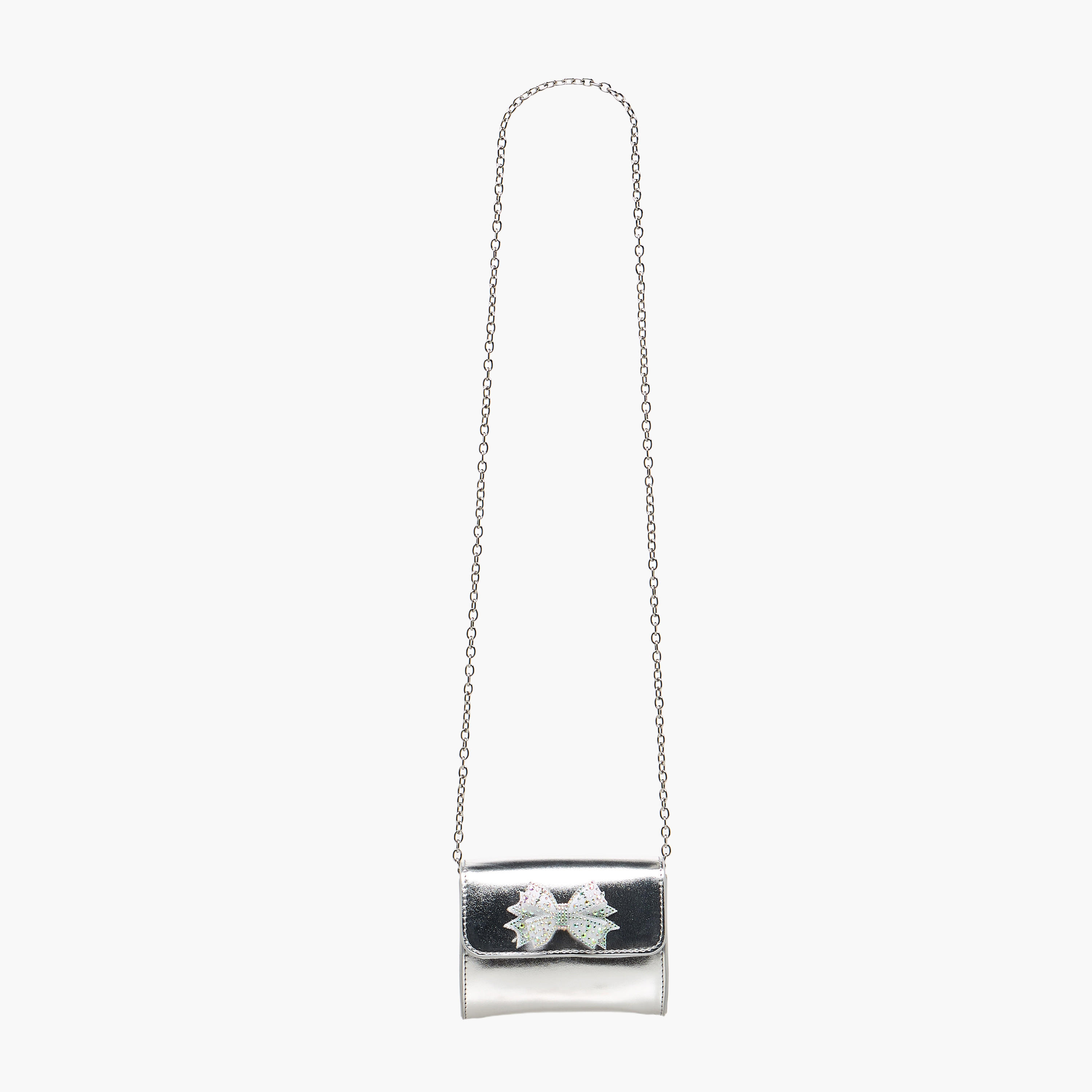 Flora Bella Embellished Bow Crossbody Bag with Chain Strap-girls-accessories-bags-image-3