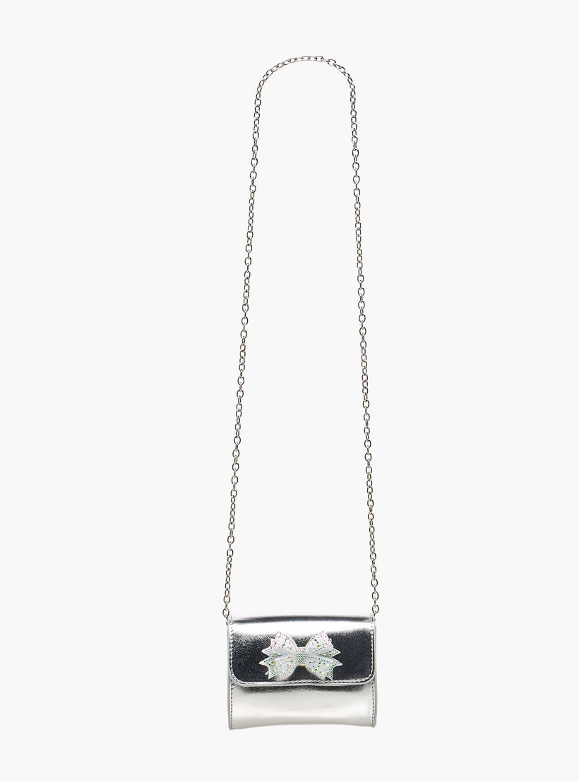Flora Bella Embellished Bow Crossbody Bag with Chain Strap-girls-accessories-bags-image-3