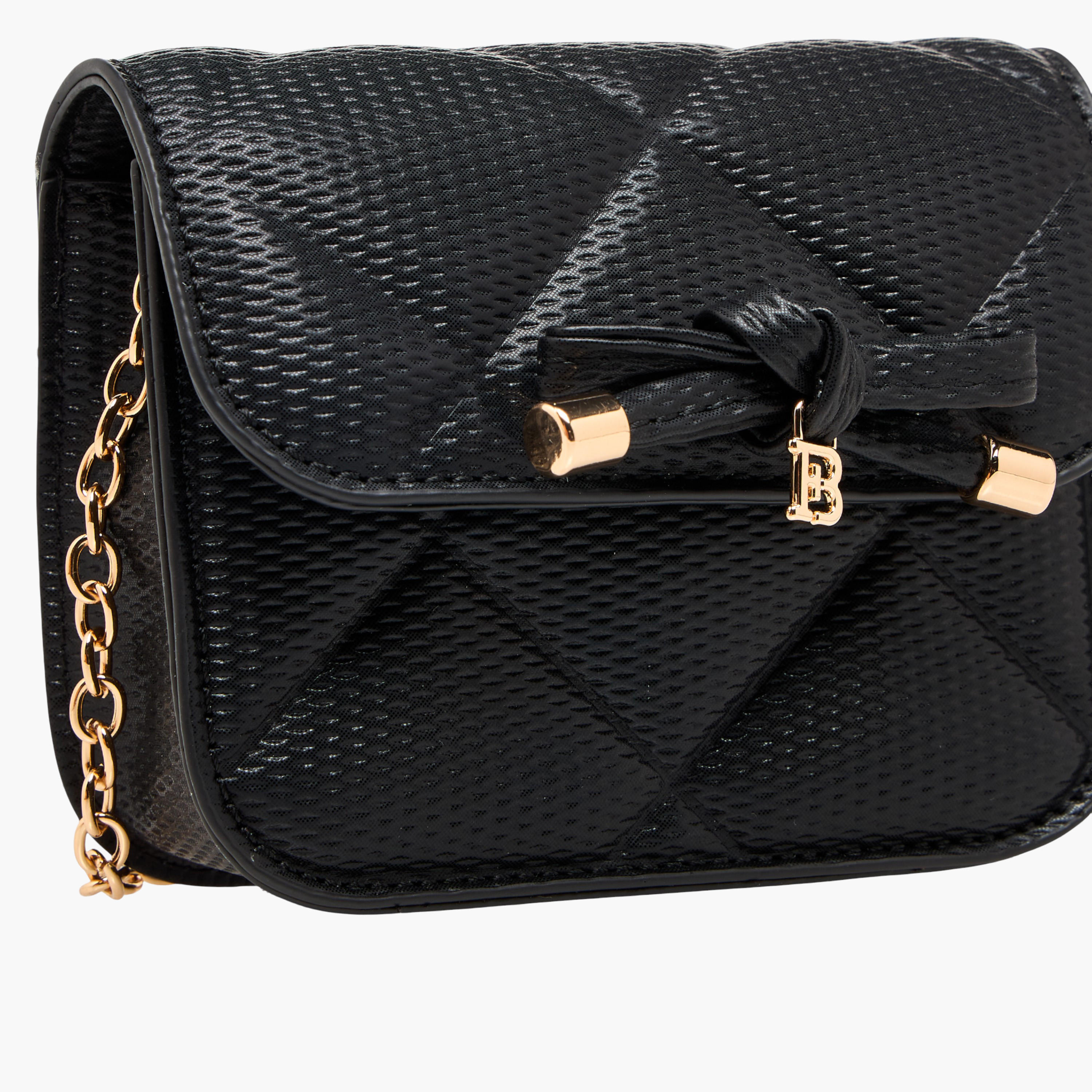 Flora Bella Quilted Crossbody Bag with Chain Strap-girls-accessories-bags-image-4