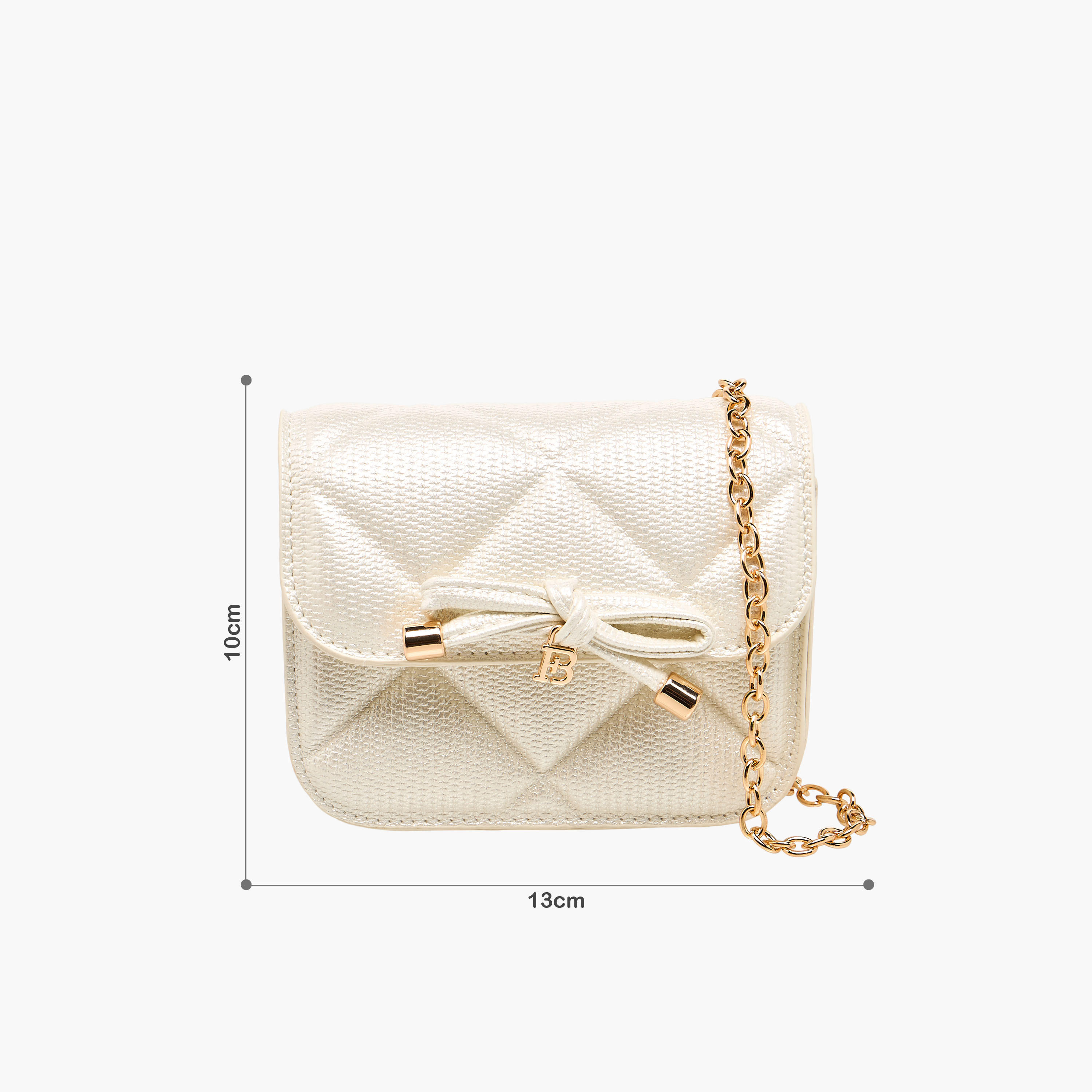 Flora Bella Quilted Crossbody Bag with Chain Strap-girls-accessories-bags-image-2