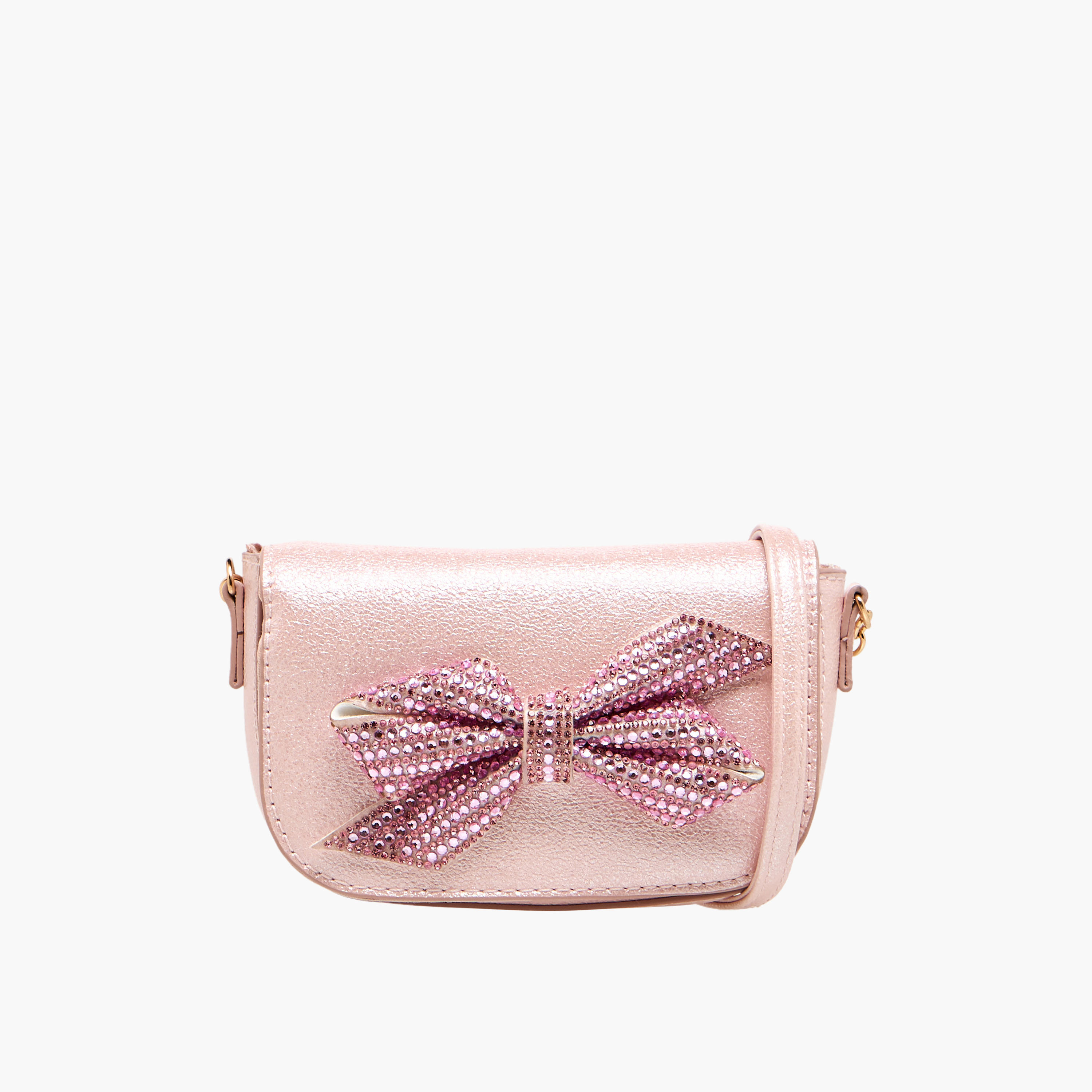 Flora Bella Embellished Bow Crossbody Bag with Chain Strap-girls-accessories-bags-image-1