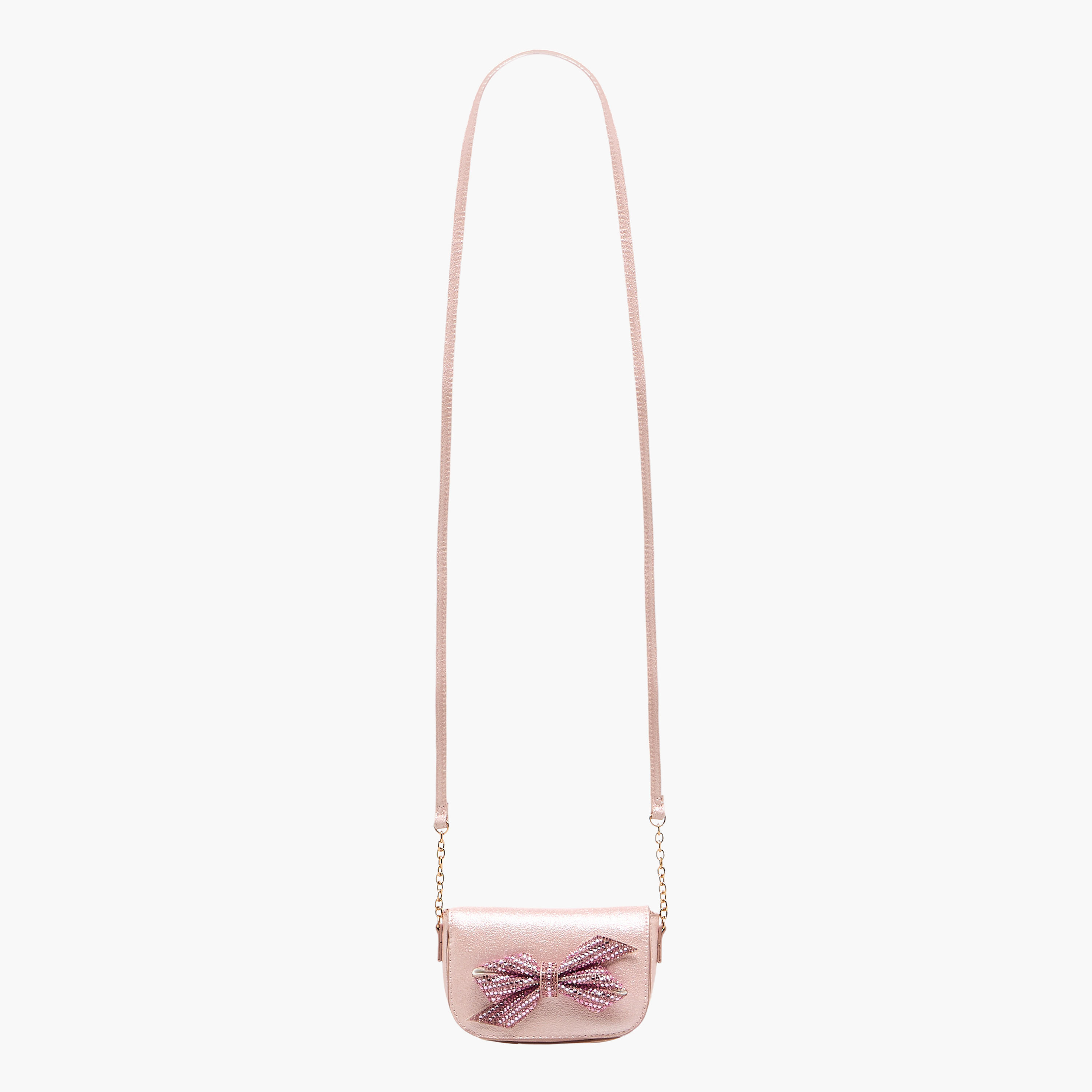 Flora Bella Embellished Bow Crossbody Bag with Chain Strap-girls-accessories-bags-image-3