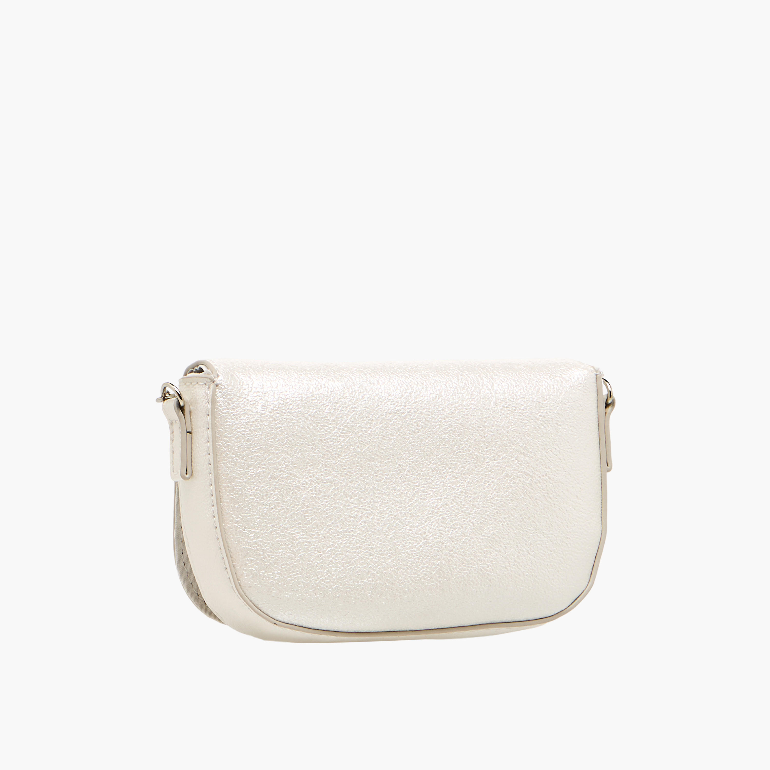 شنطة كروس بودي بحزام سلسلة وزينة فيونكة من فلورا بيلا-girls-accessories-bags-image-4