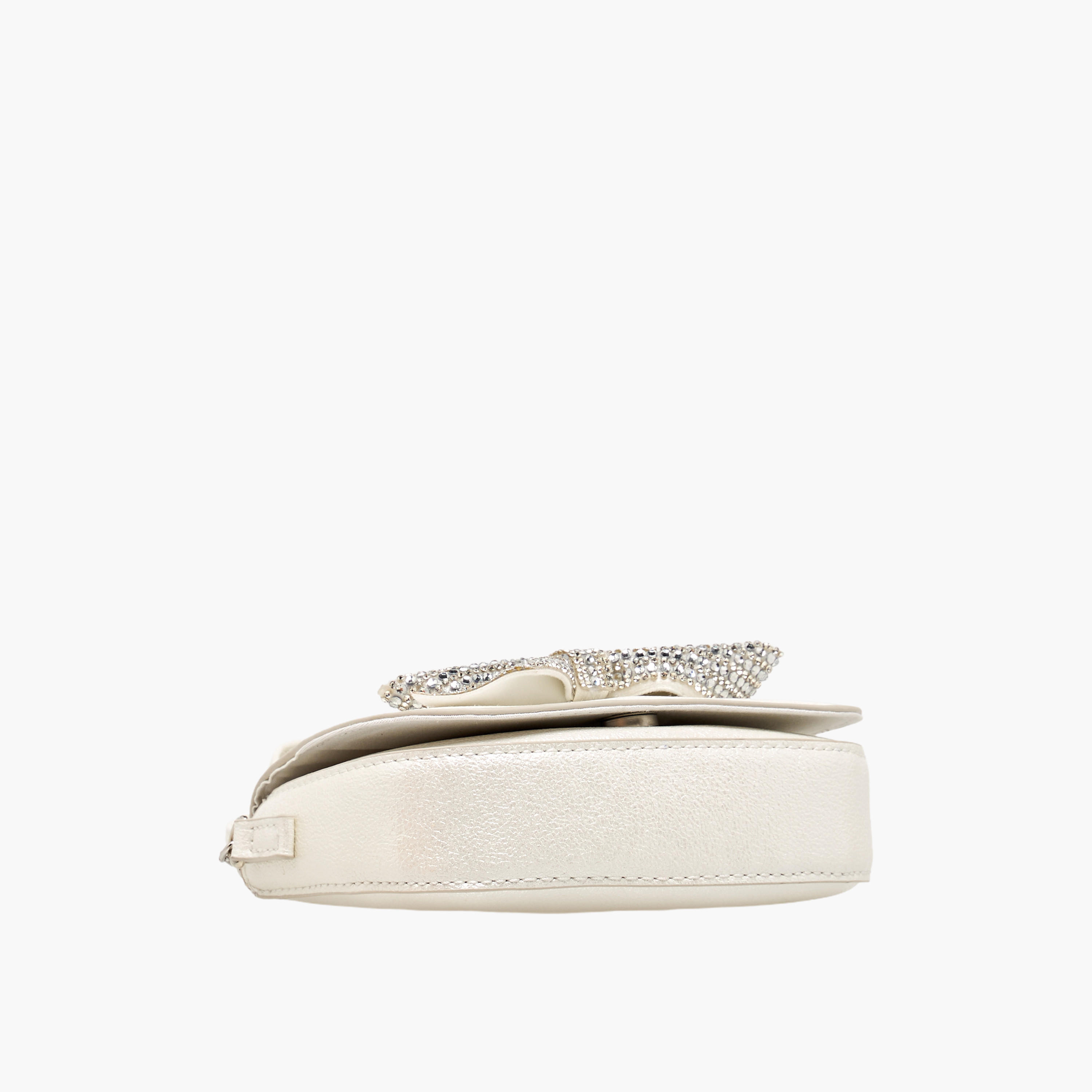 شنطة كروس بودي بحزام سلسلة وزينة فيونكة من فلورا بيلا-girls-accessories-bags-image-7