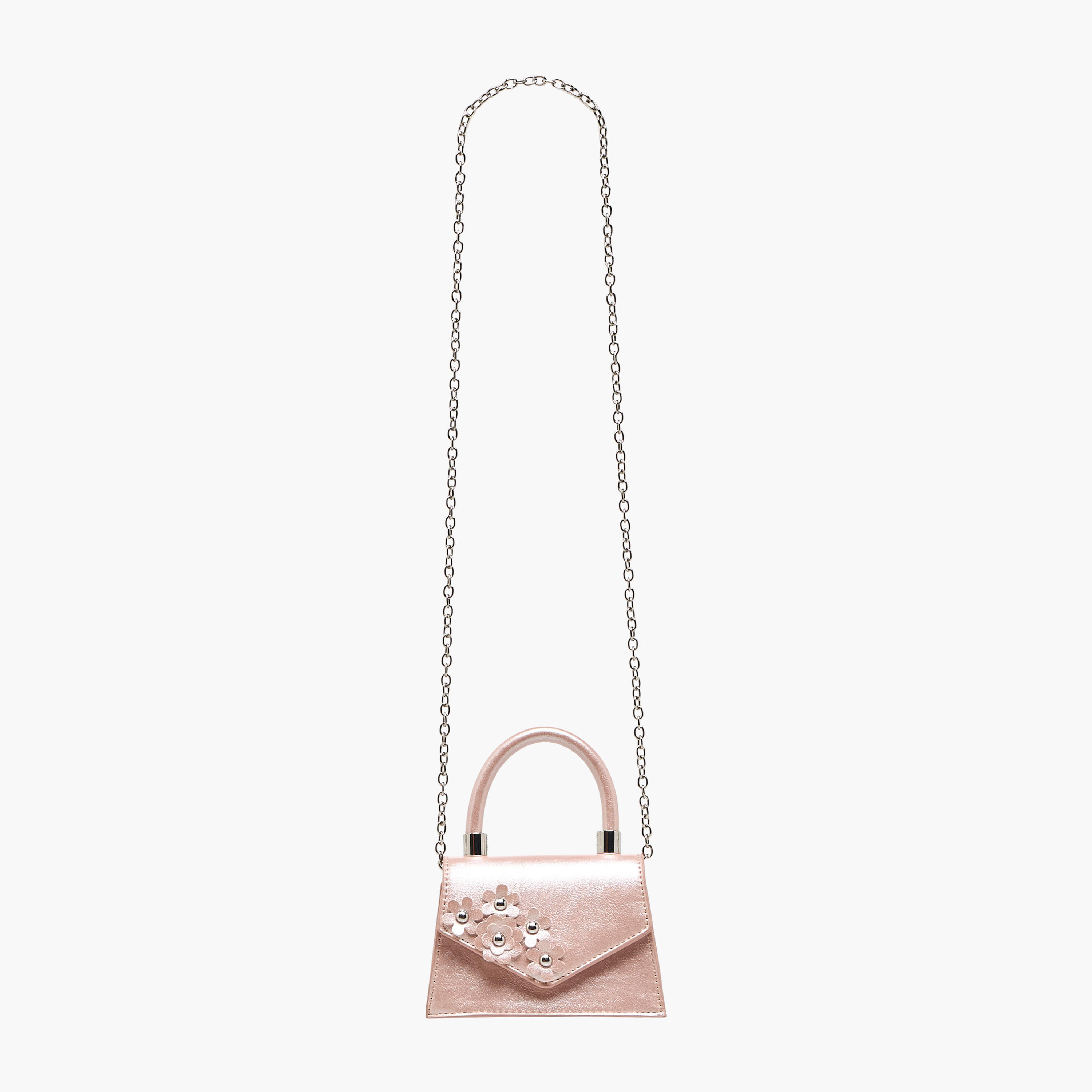 Flora Bella Floral Accent Crossbody Bag with Chain Strap-girls-accessories-bags-image-3