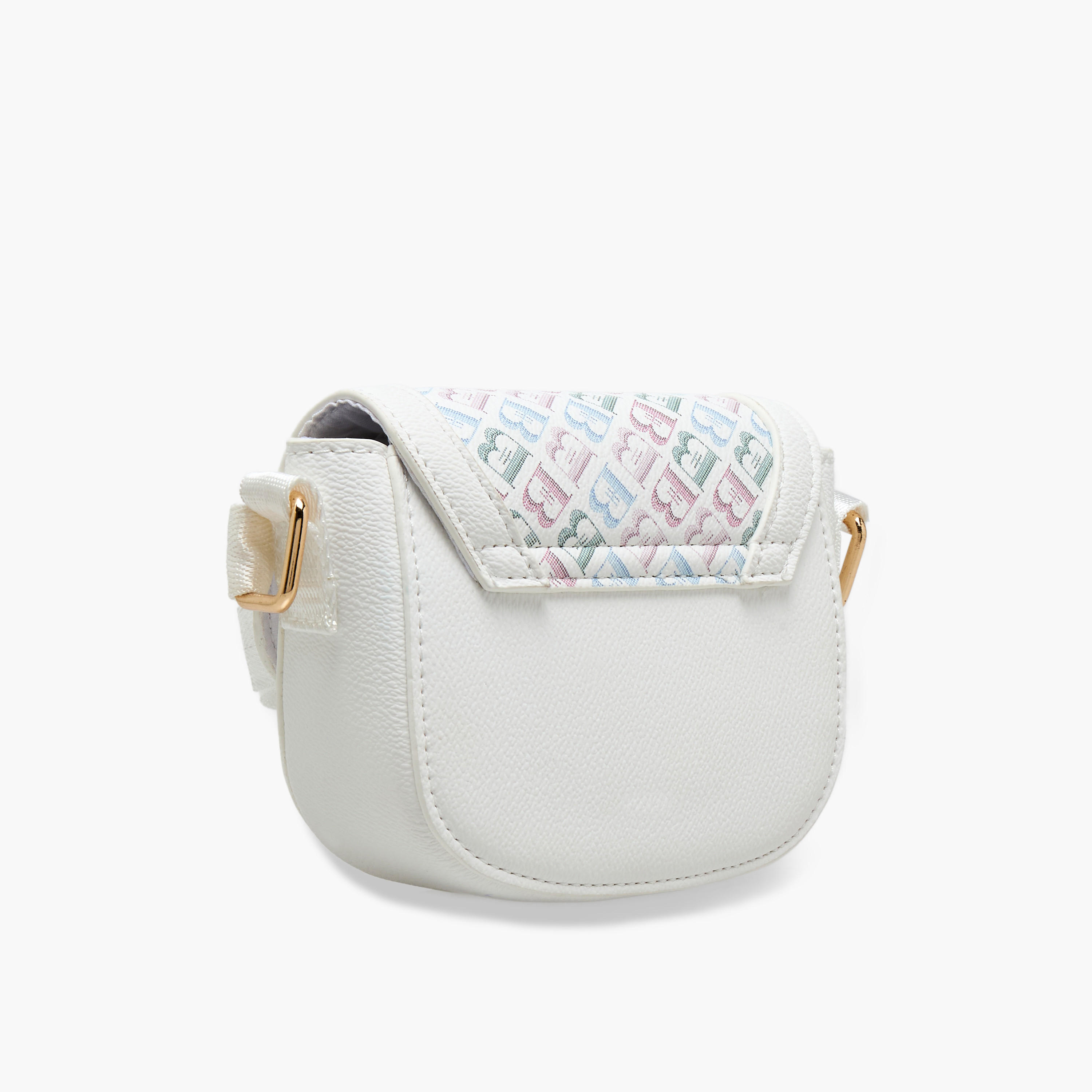 Flora Bella Monogram Print Crossbody Bag with Adjustable Strap-girls-accessories-bags-image-3