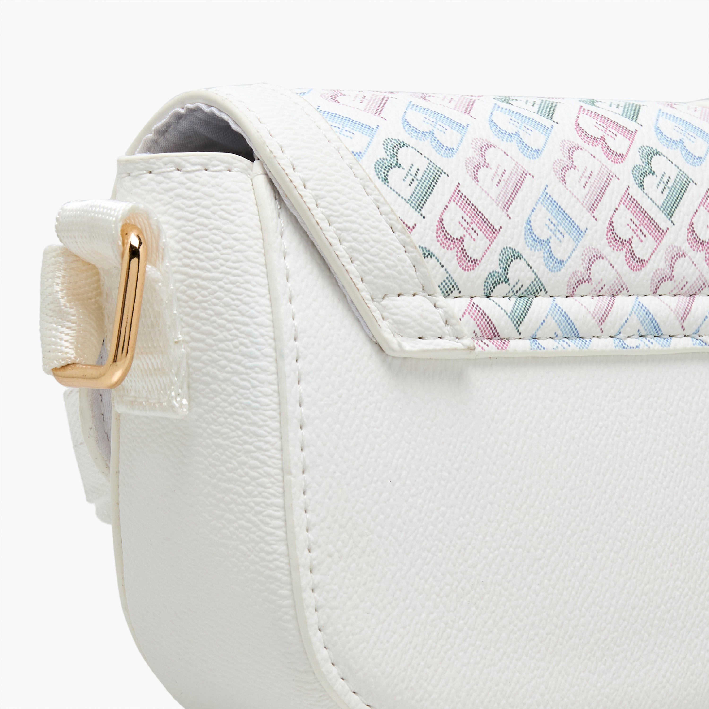 Flora Bella Monogram Print Crossbody Bag with Adjustable Strap-girls-accessories-bags-image-5
