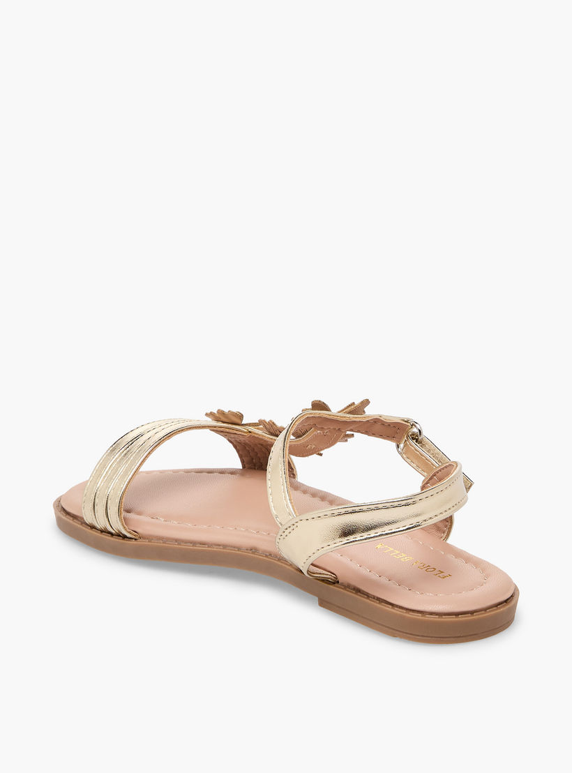 Flora Bella Girls Floral Applique Hook & Loop Sandals-girls-shoes-sandals-image-5