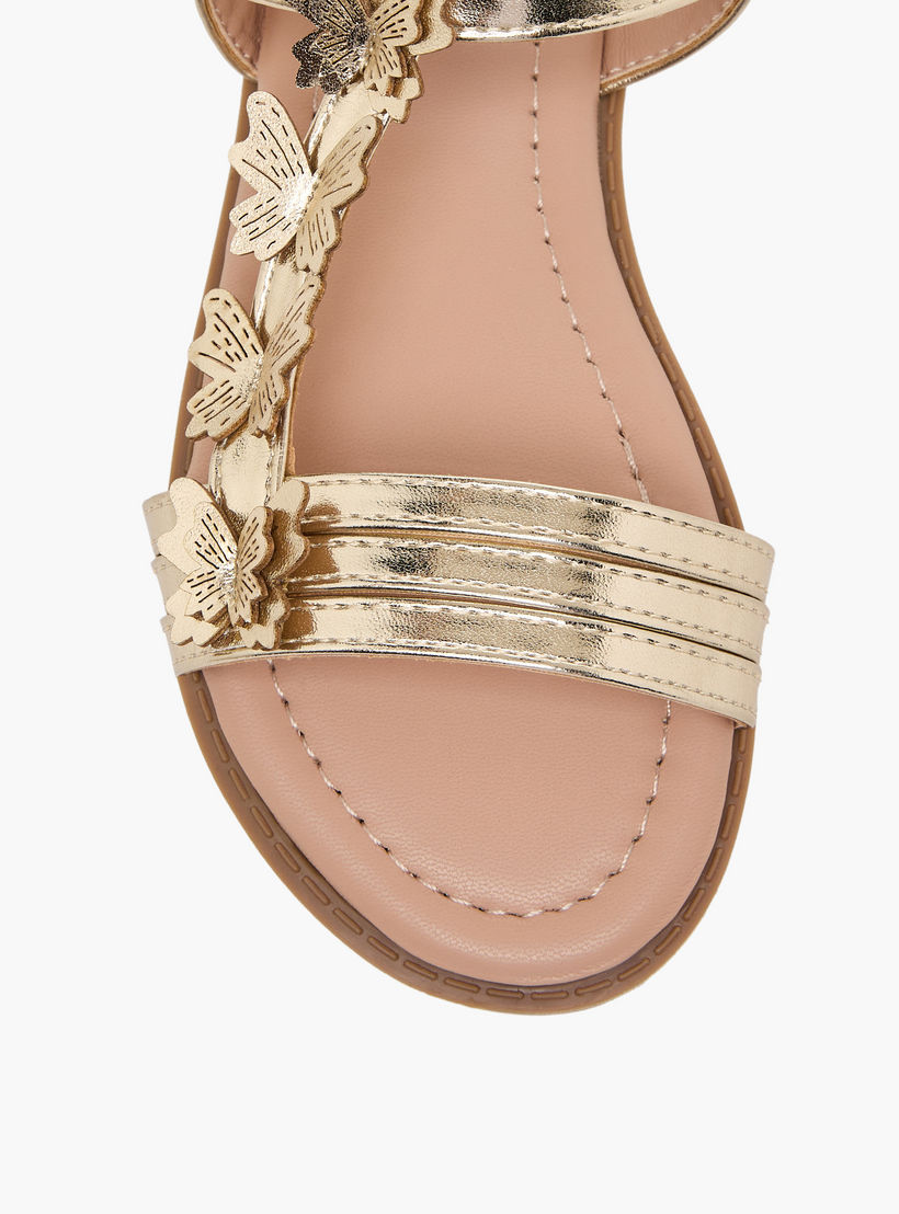 Flora Bella Girls Floral Applique Hook & Loop Sandals-girls-shoes-sandals-image-7