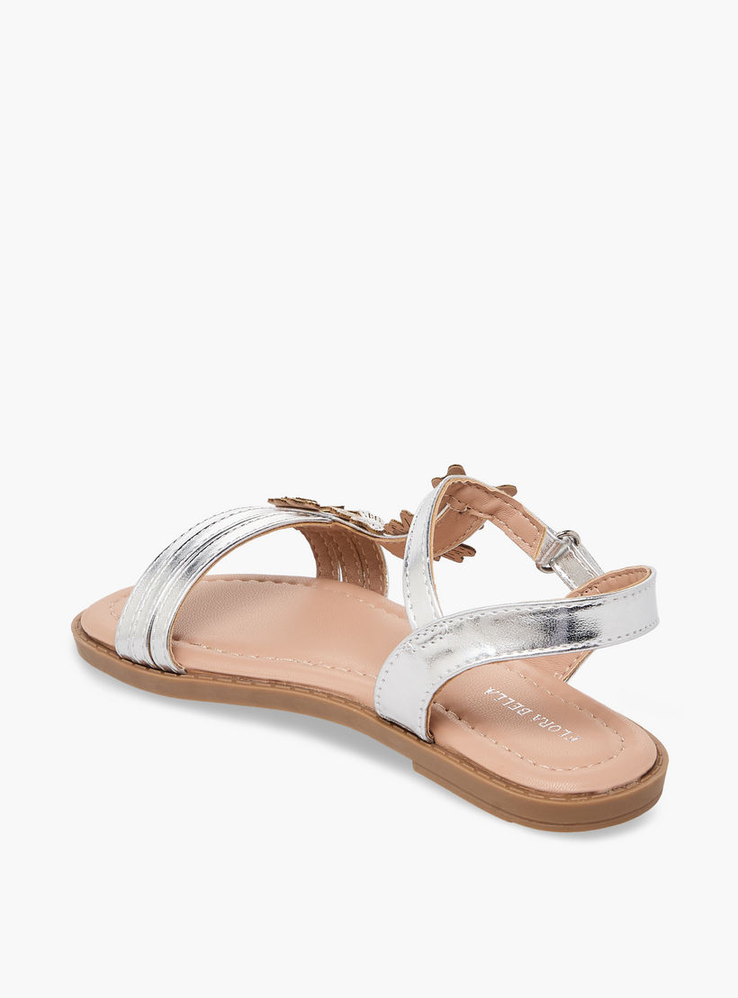 Flora Bella Girls Floral Applique Hook & Loop Sandals-girls-shoes-sandals-image-5