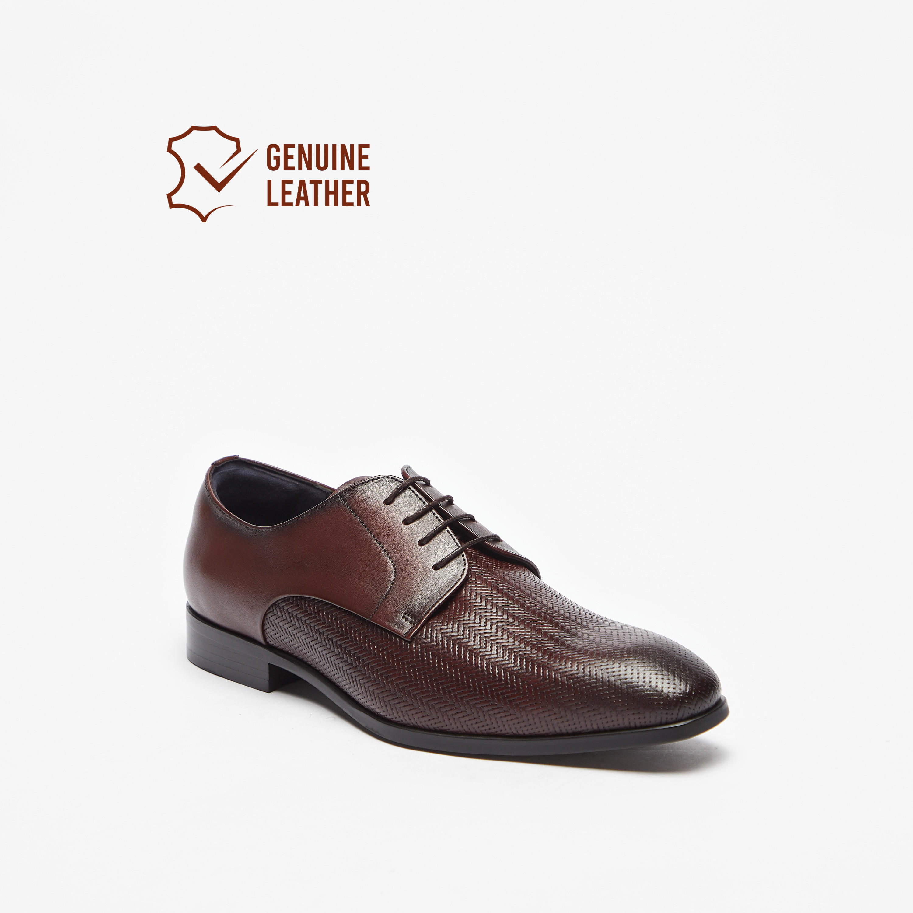 Duchini Men's Leather Slip-On Derby Shoes-men-shoes-formalshoes-image-1