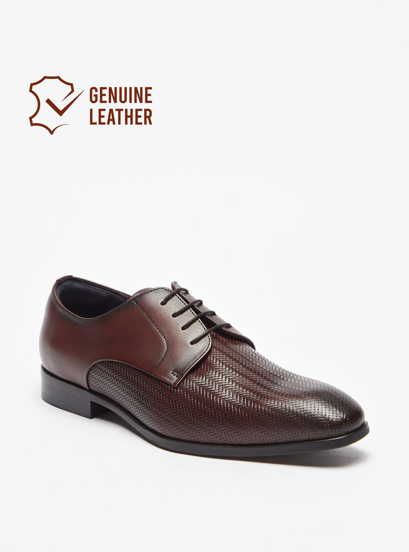 حذاء ديربي جلد سهل الارتداء للرجال من دوتشيني-men-shoes-formalshoes-image-1