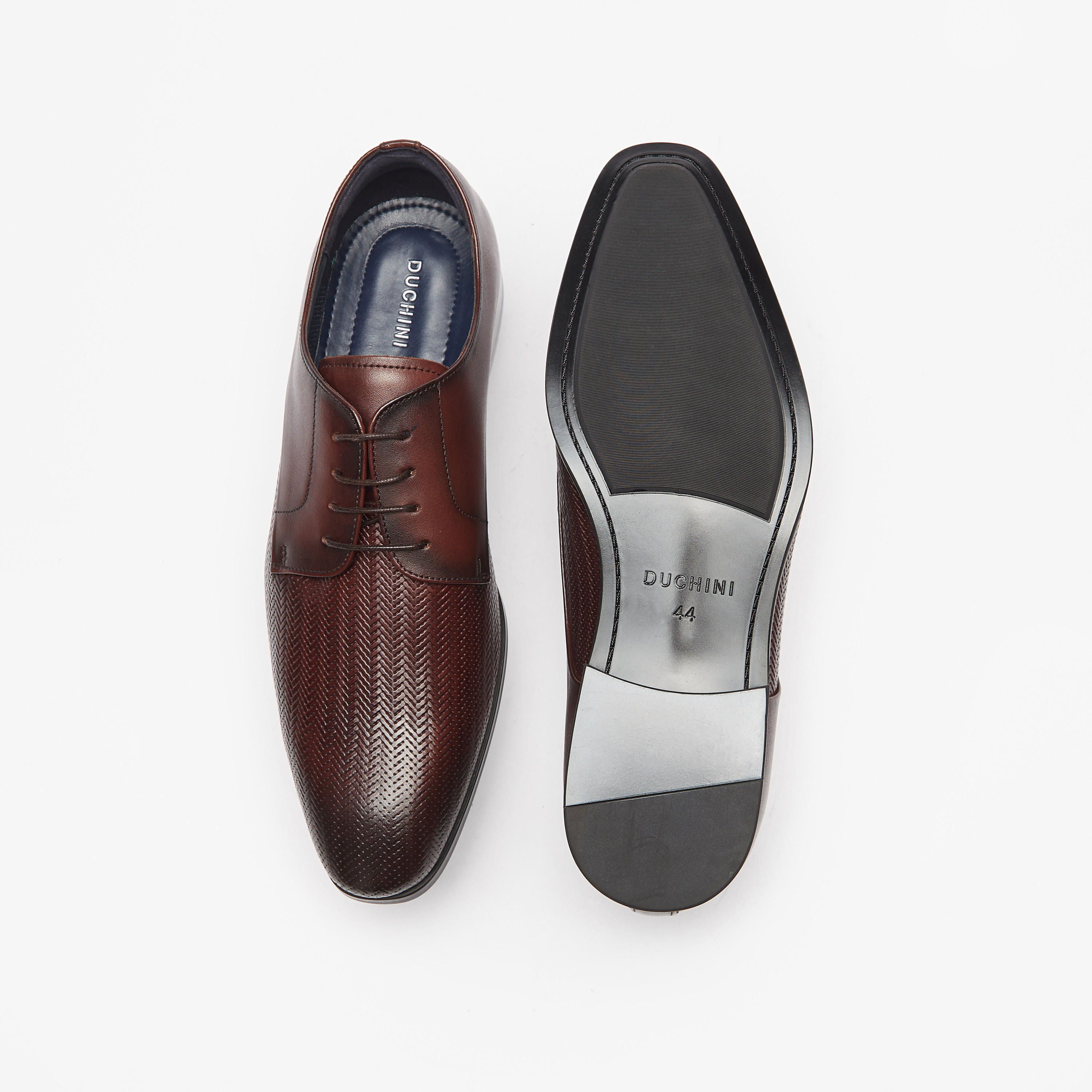 Duchini Men's Leather Slip-On Derby Shoes-men-shoes-formalshoes-image-5