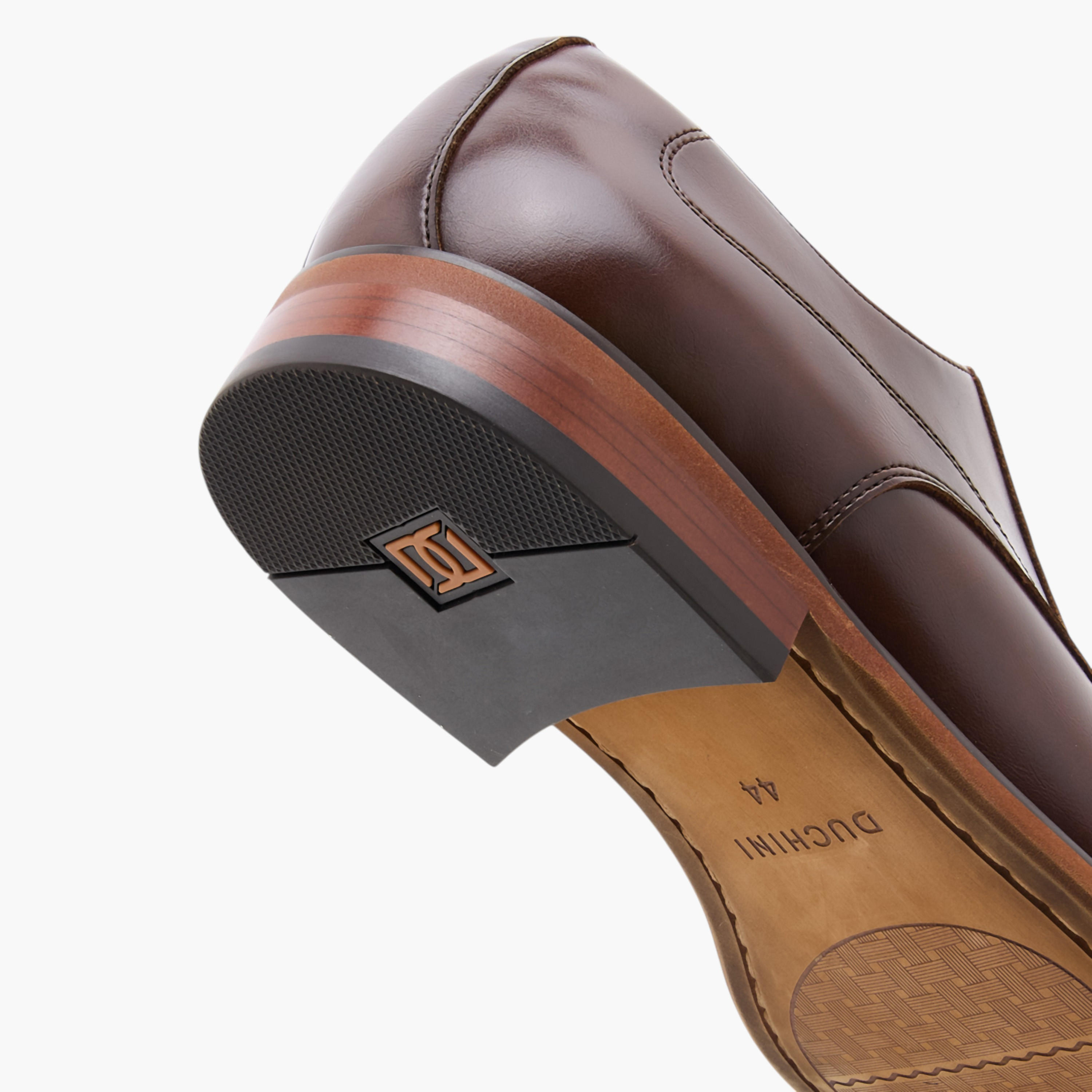 Duchini Men's Textured Lace-Up Derby Shoes-men-shoes-formalshoes-image-6