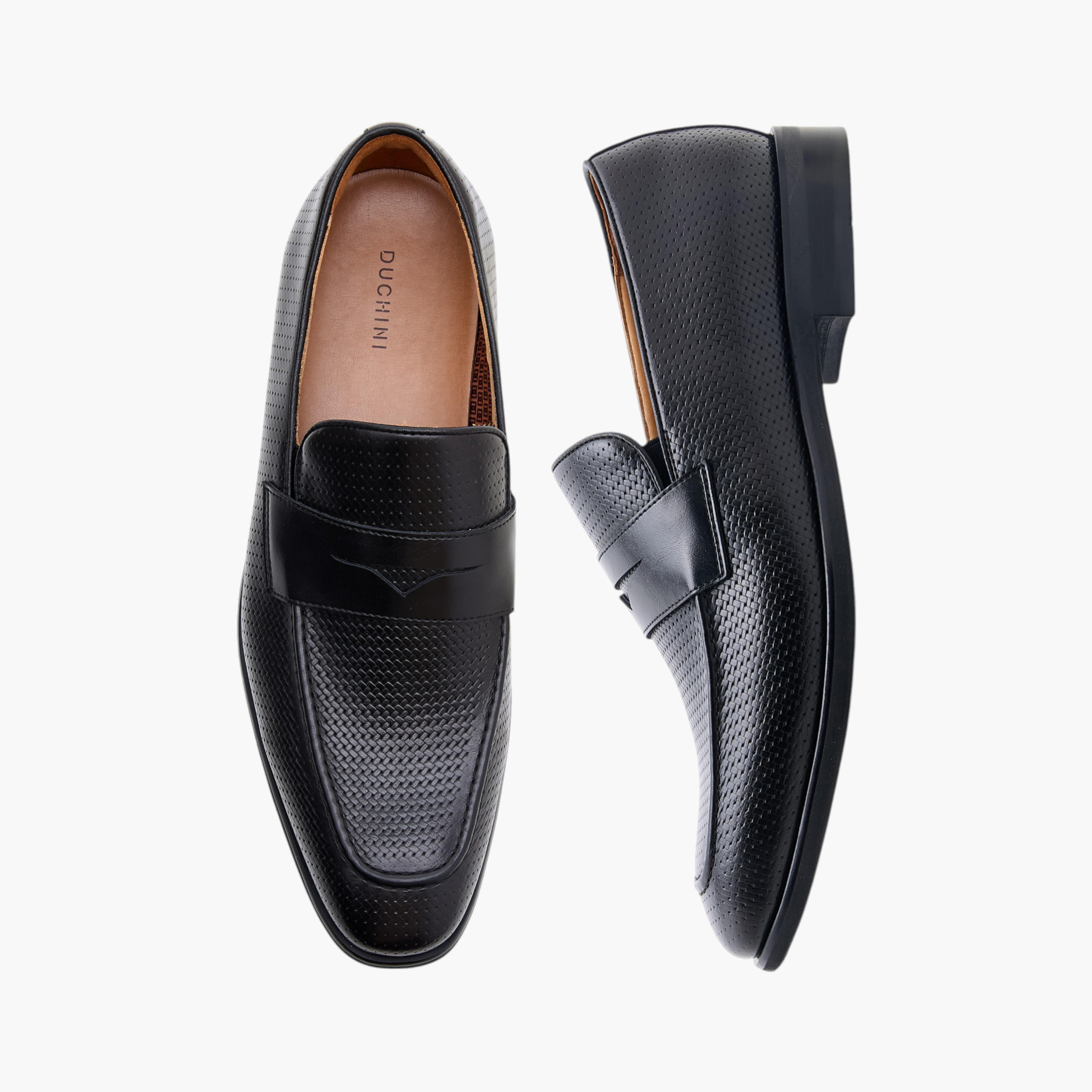 حذاء رجالي سهل الارتداء وبارز الملمس من دوتشيني-men-shoes-formalshoes-image-1