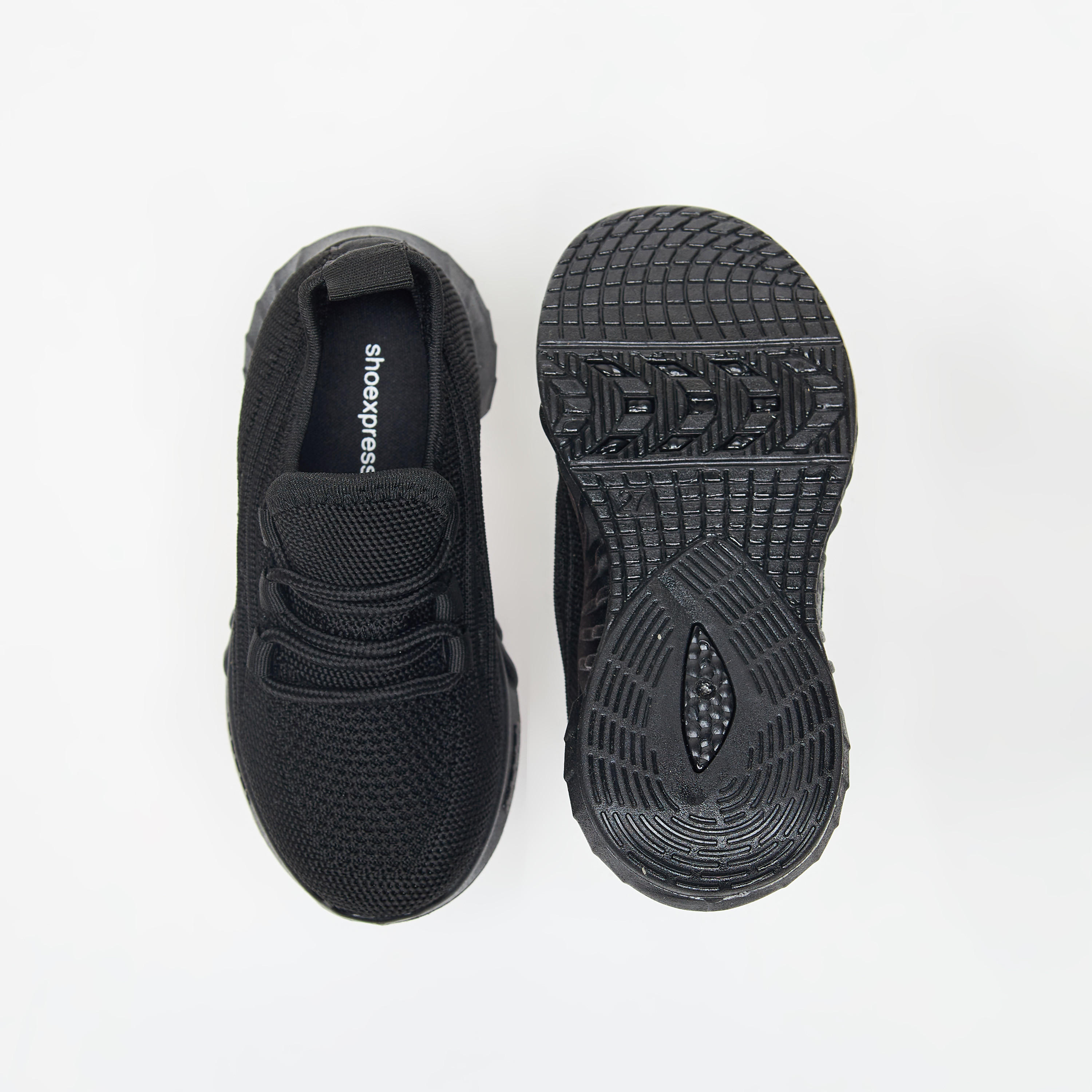 Girls Textured Lace-Up Walking Shoes-girls-shoes-sports-image-4