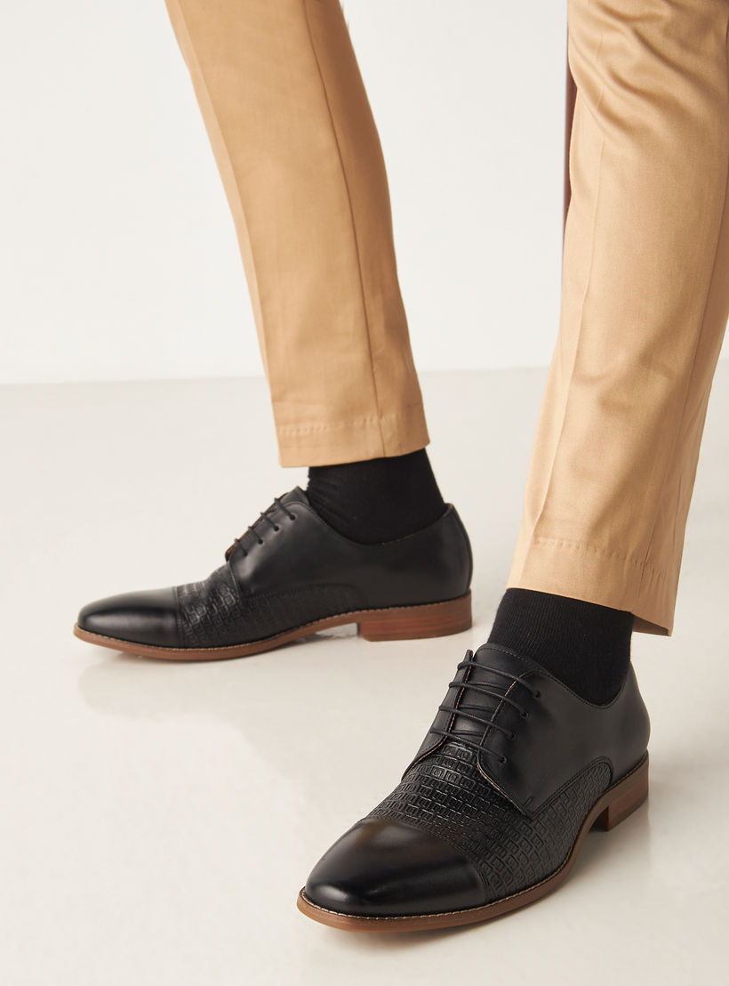 Duchini Men's Leather Lace-Up Derby Shoes-men-shoes-formalshoes-image-2