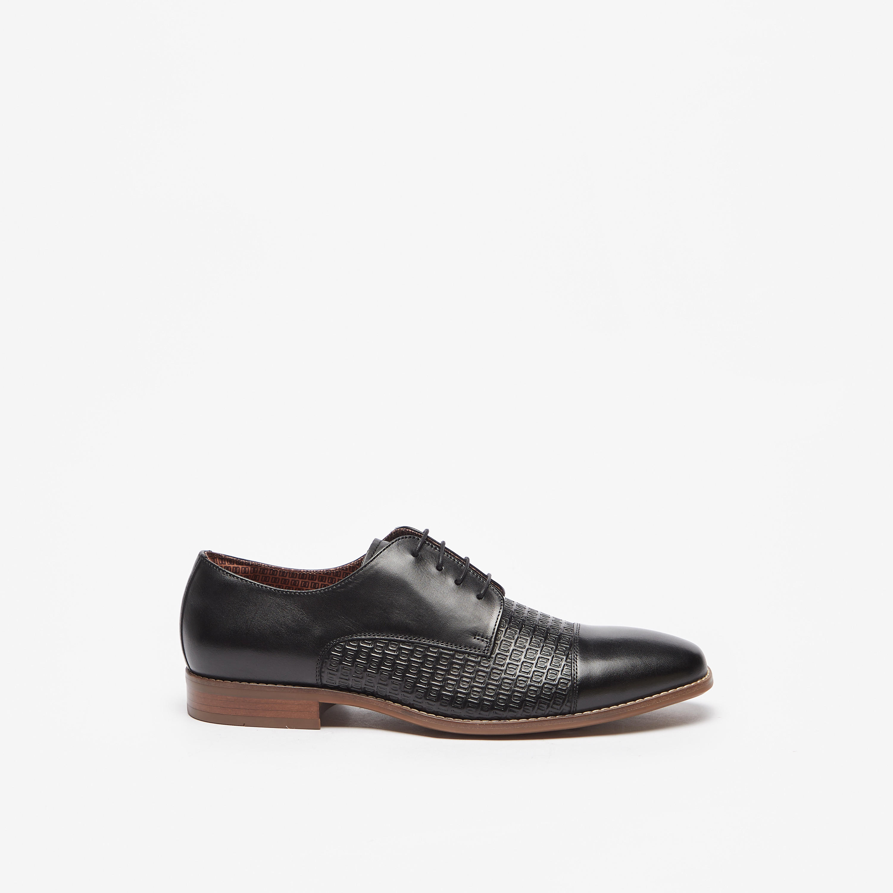 Duchini Men's Leather Lace-Up Derby Shoes-men-shoes-formalshoes-image-4