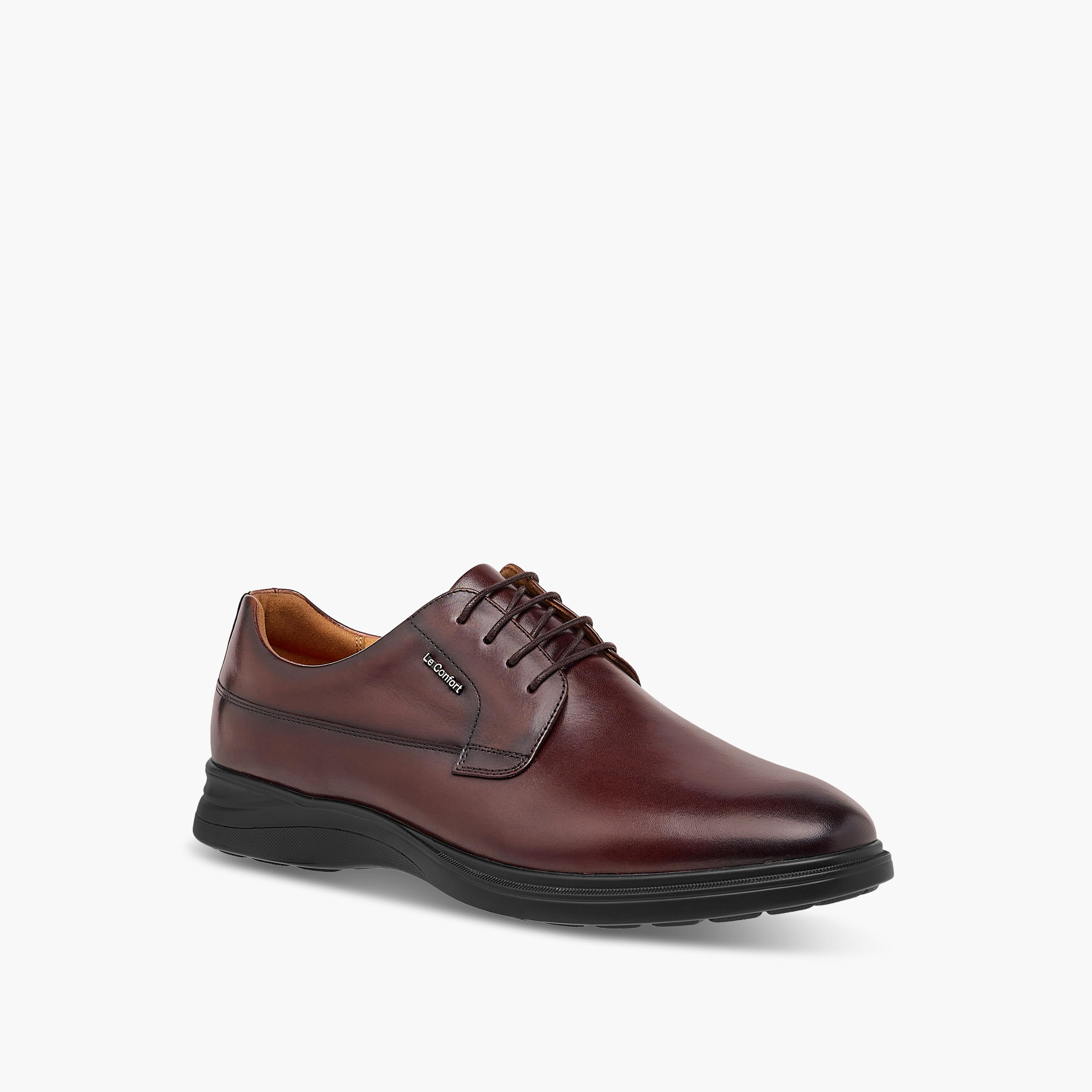 حذاء ديربي سادة برباط إغلاق من لو كونفورت-men-shoes-formalshoes-image-4