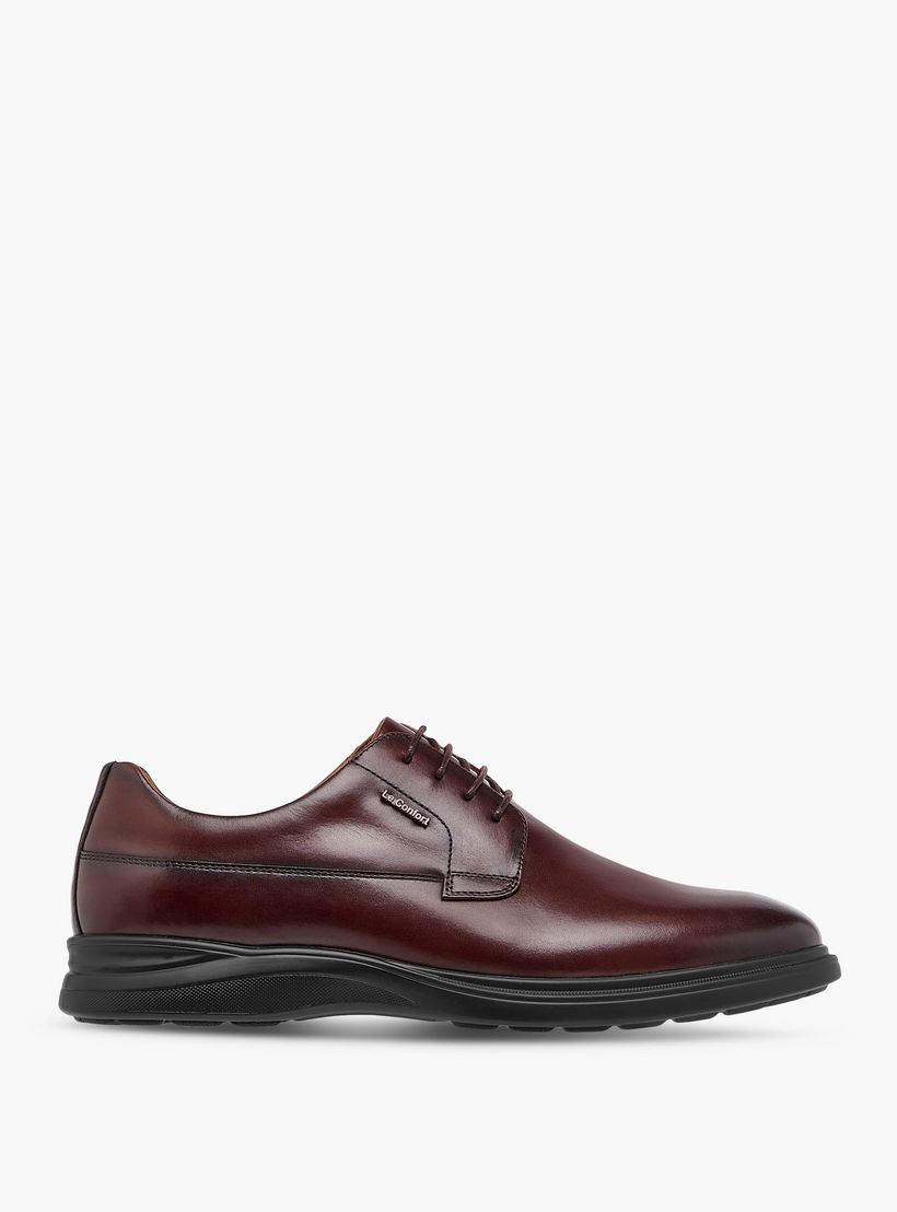 حذاء ديربي سادة برباط إغلاق من لو كونفورت-men-shoes-formalshoes-image-5
