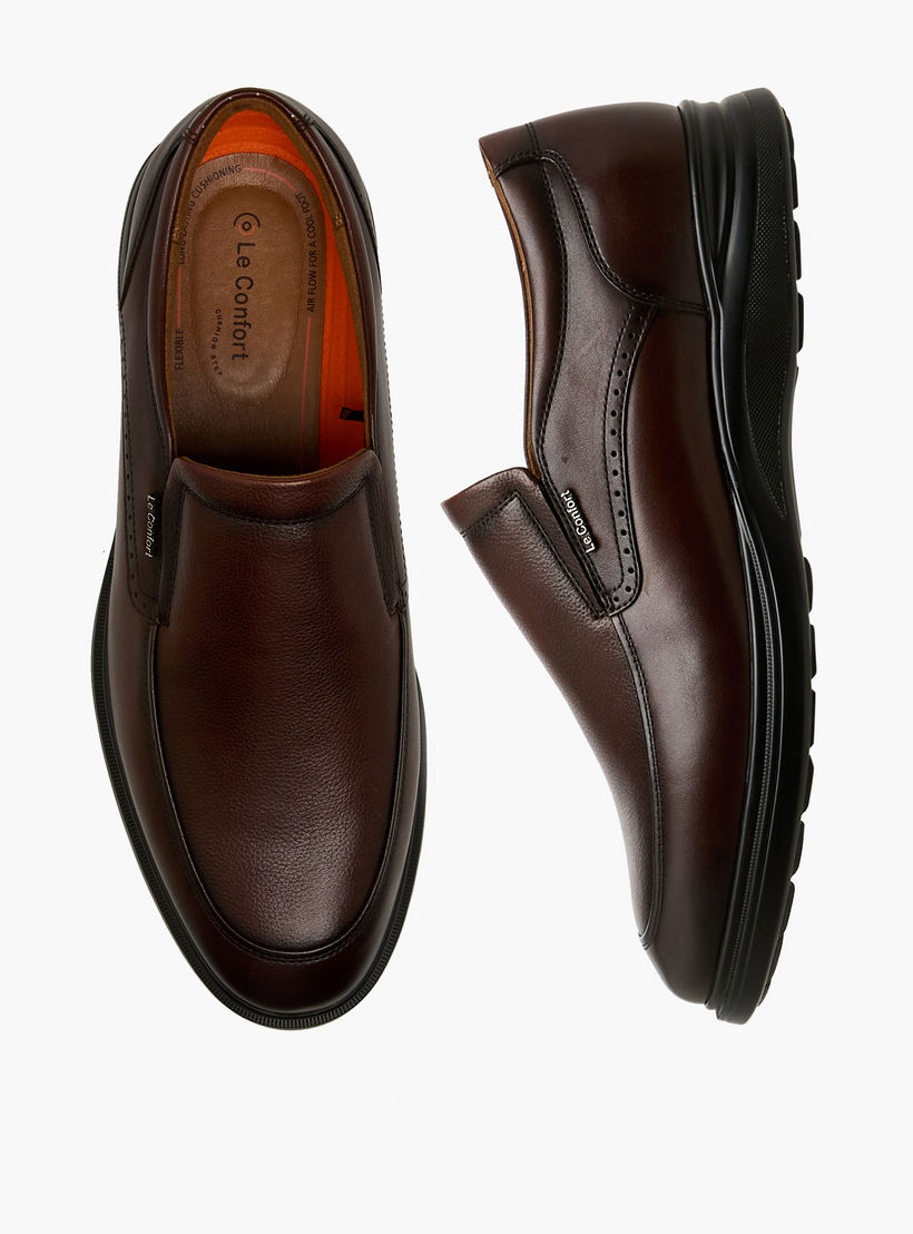 Le Confort Men Genuine Leather Slip-On Loafers-men-shoes-loafersandmoccasins-image-1