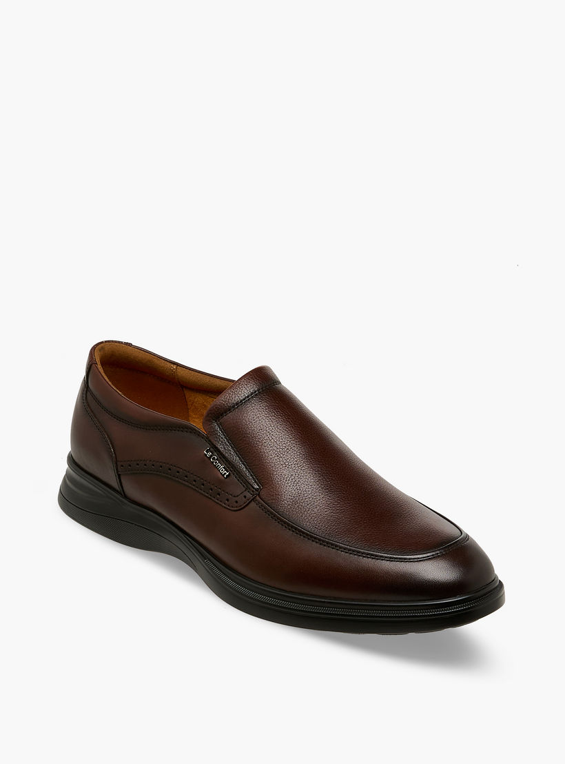 Le Confort Men Genuine Leather Slip-On Loafers-men-shoes-loafersandmoccasins-image-2