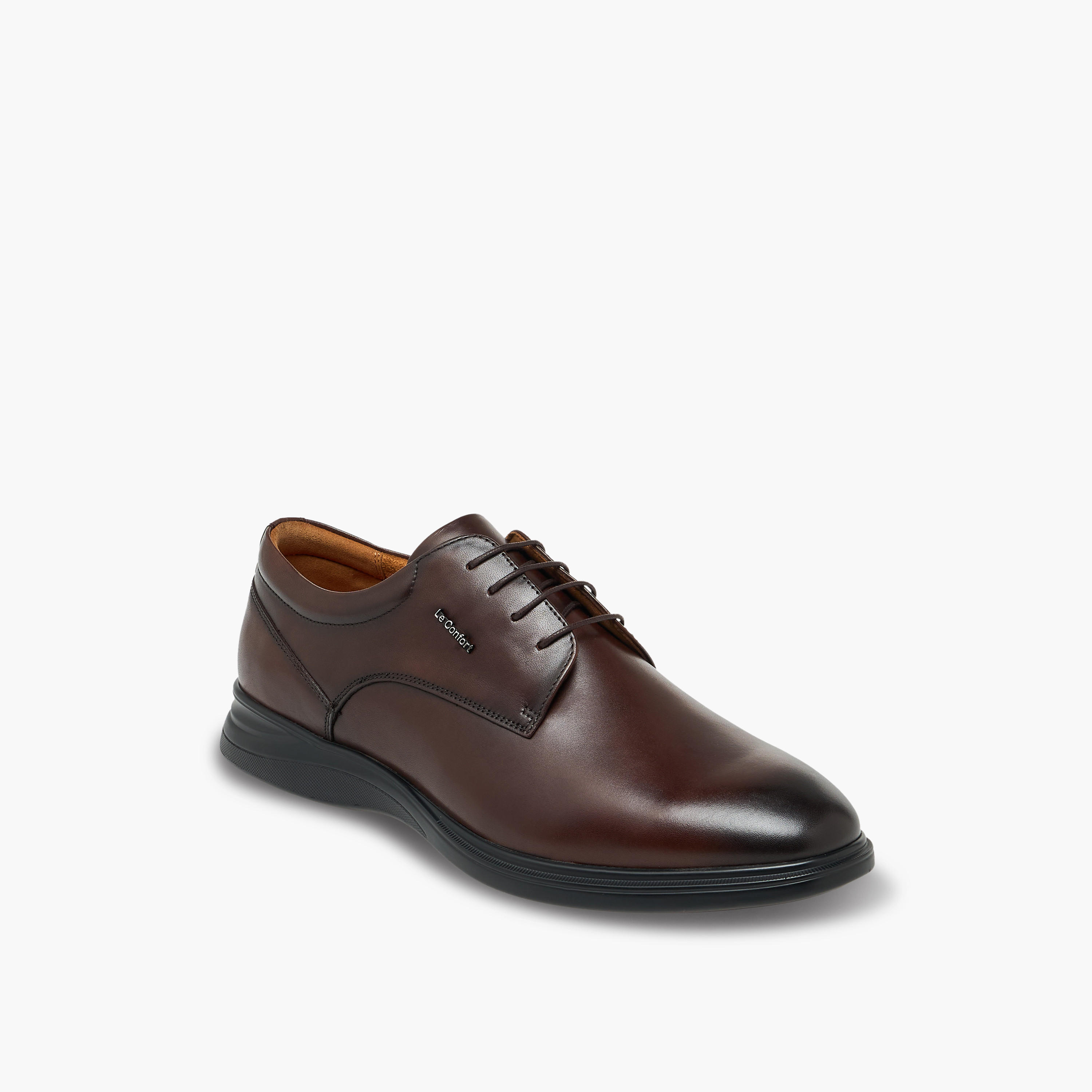 Le Confort Men Leather Lace-Up Derby Shoes-men-shoes-formalshoes-image-2