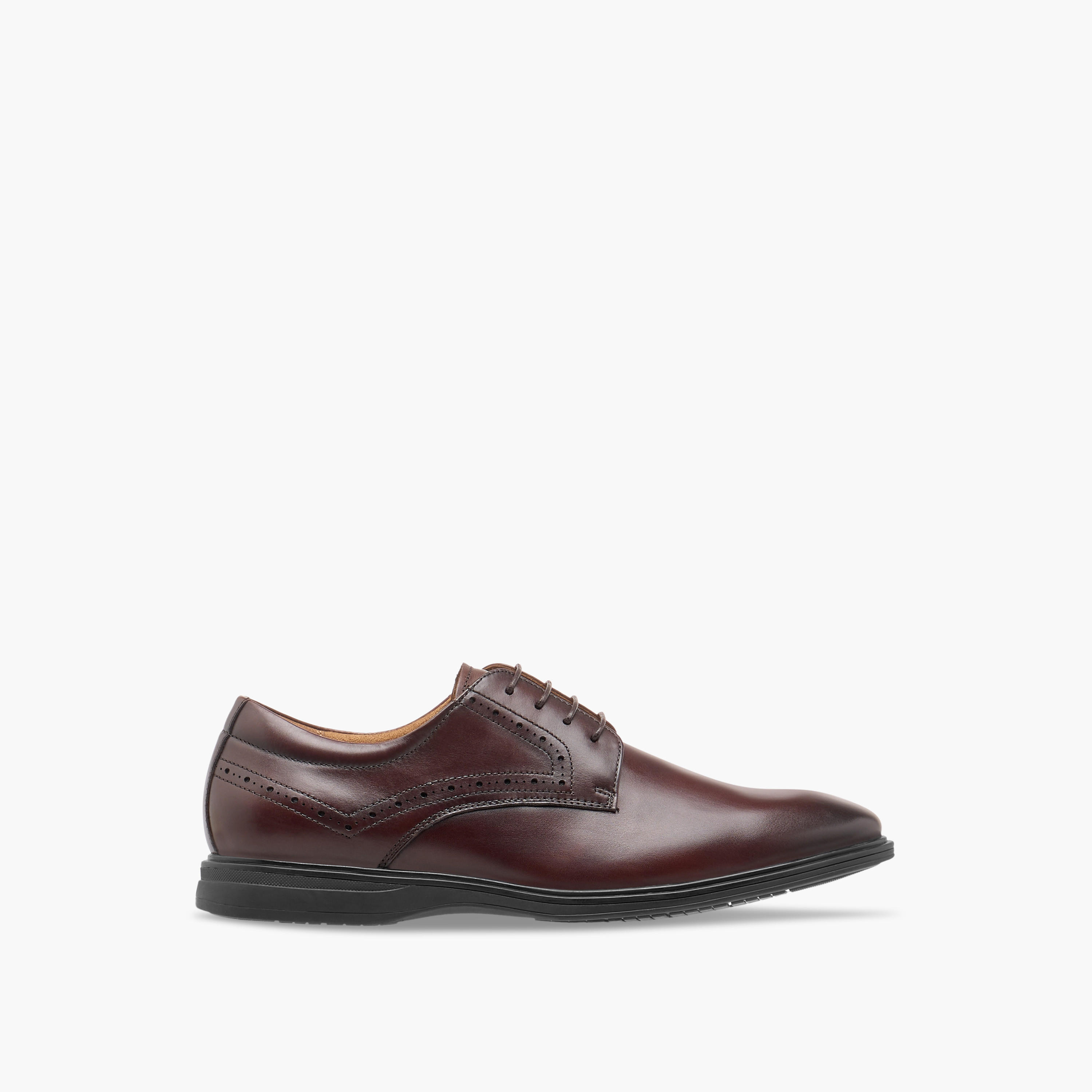 Le Confort Leather Solid Derby Shoes with Lace-Up Closure-men-shoes-formalshoes-image-3
