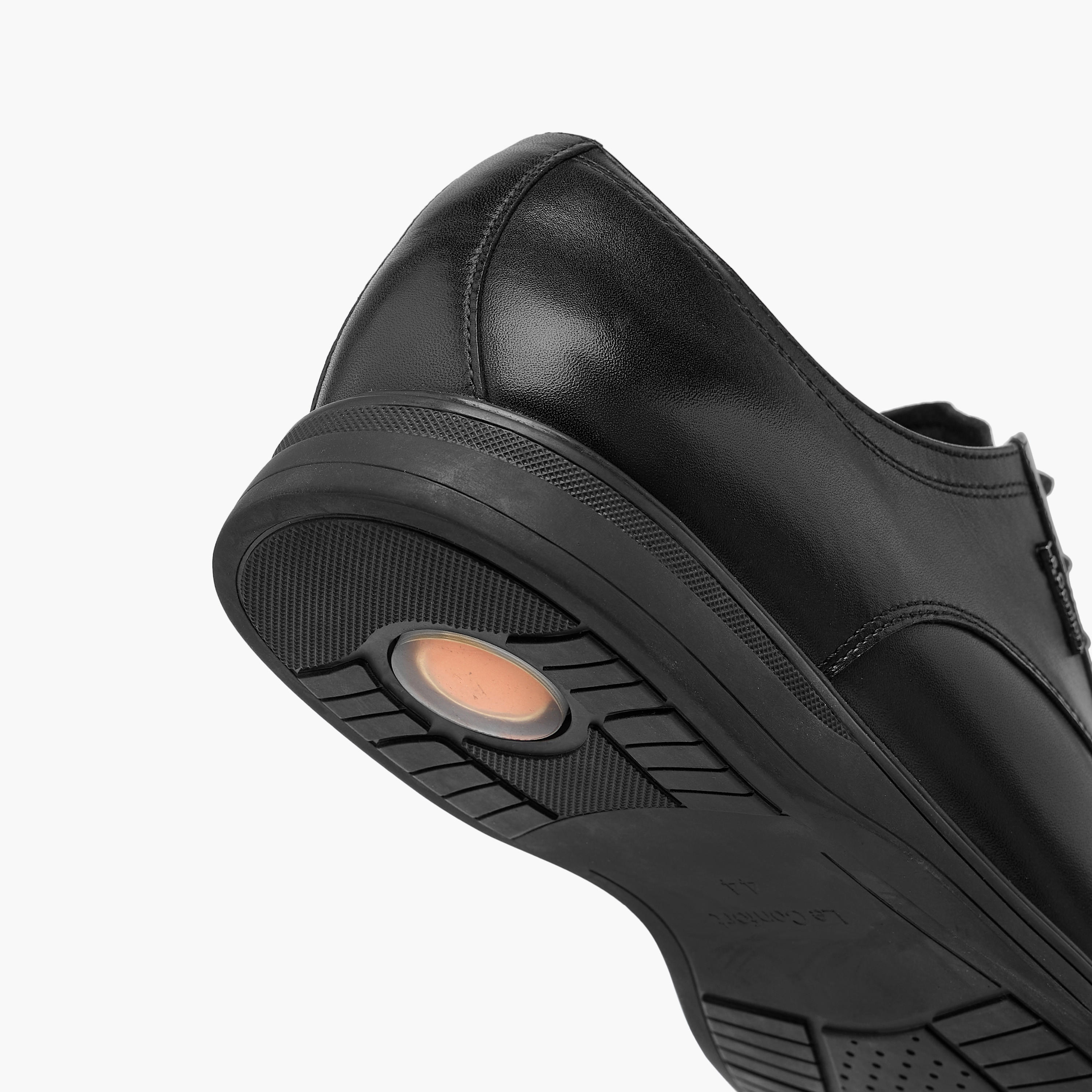 حذاء ديربي جلد سادة برباط من لو كونفورت -men-shoes-formalshoes-image-2