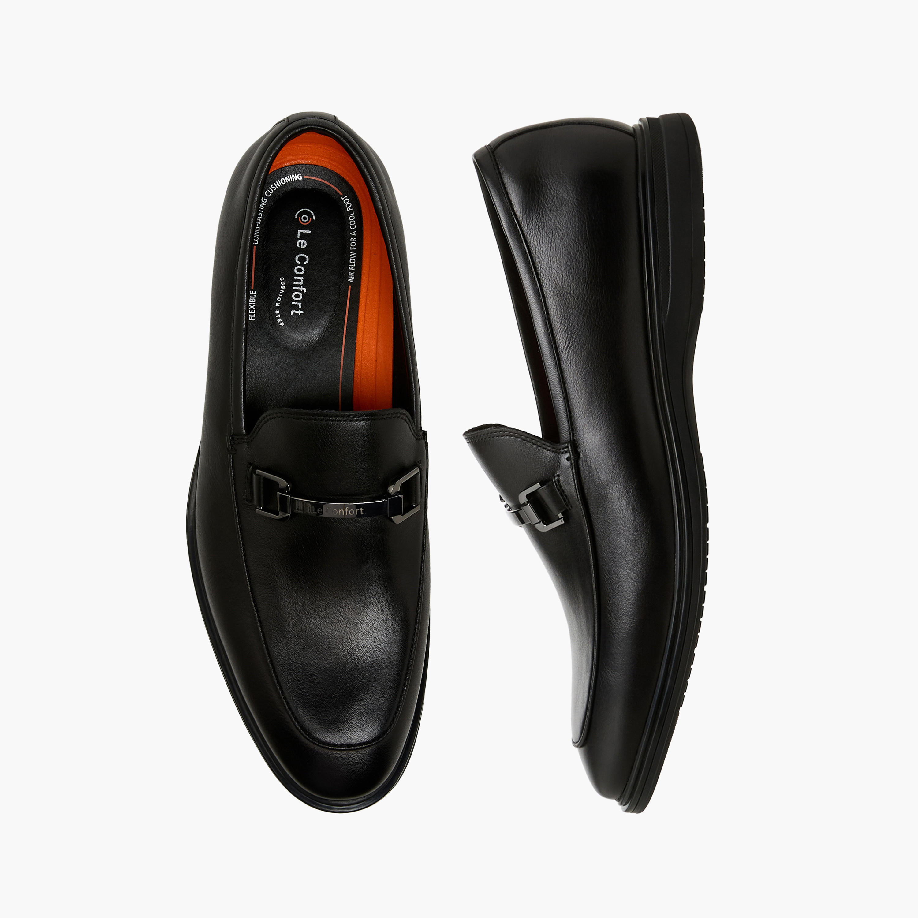 Le Confort Men Genuine Leather Slip-On Loafers-men-shoes-loafersandmoccasins-image-1